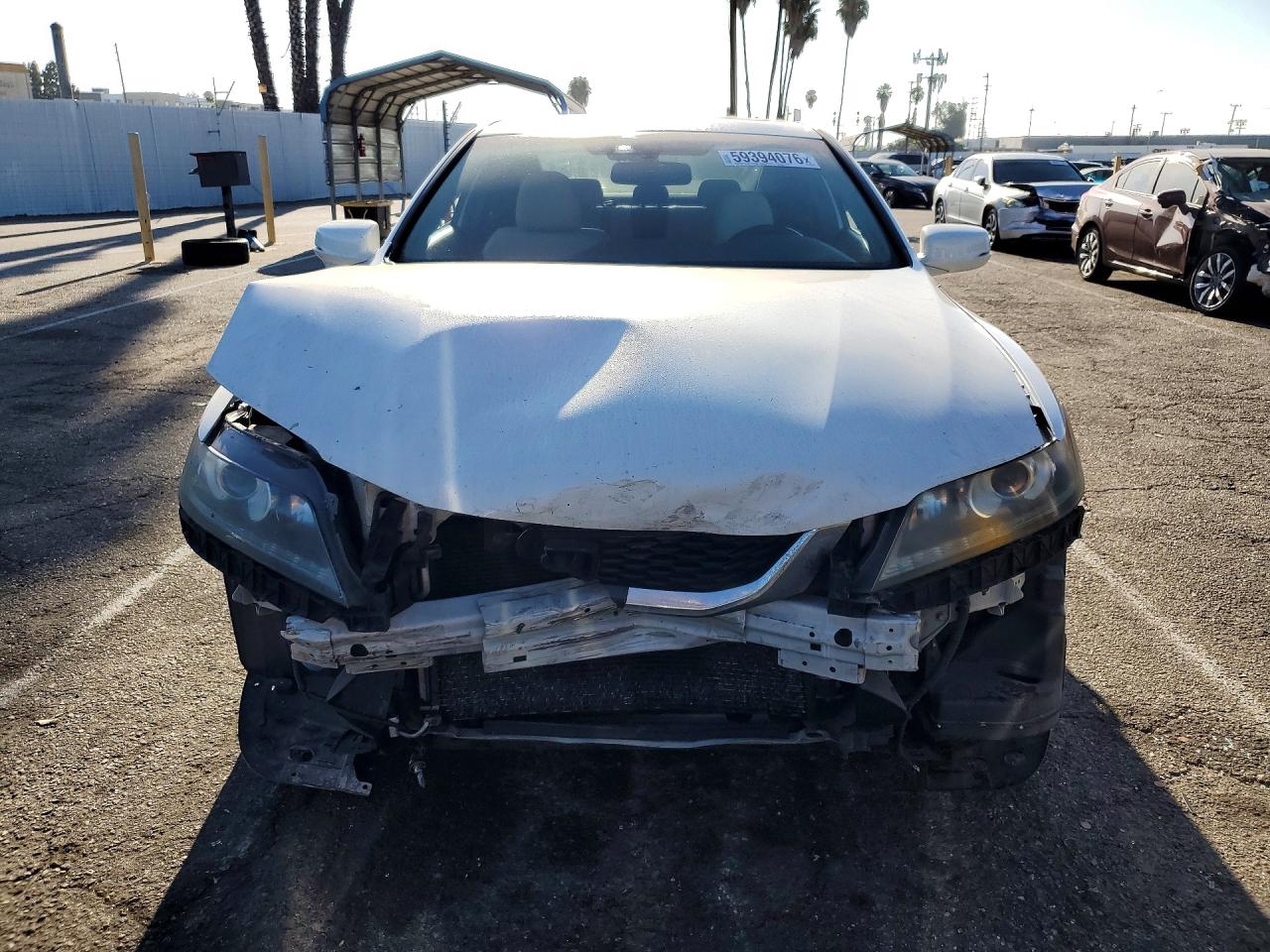 2015 Honda Accord Exl Белый vin: 1HGCT2B83FA004941