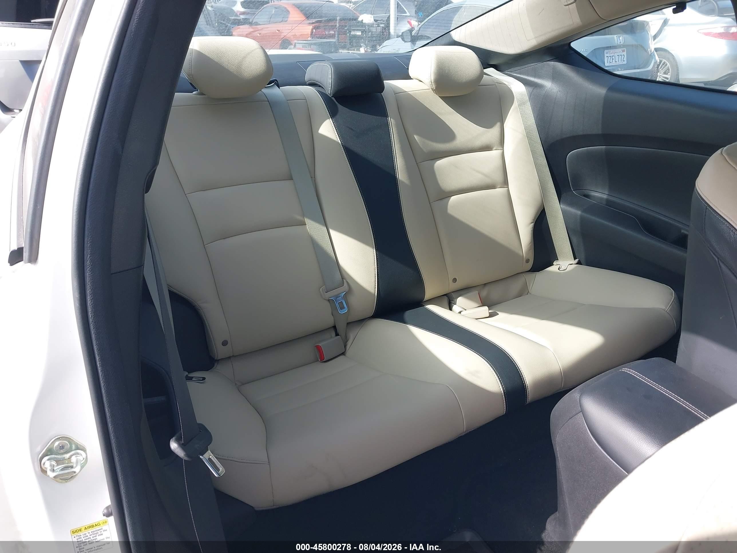 2015 Honda Accord Ex-l V-6 White vin: 1HGCT2B83FA005930
