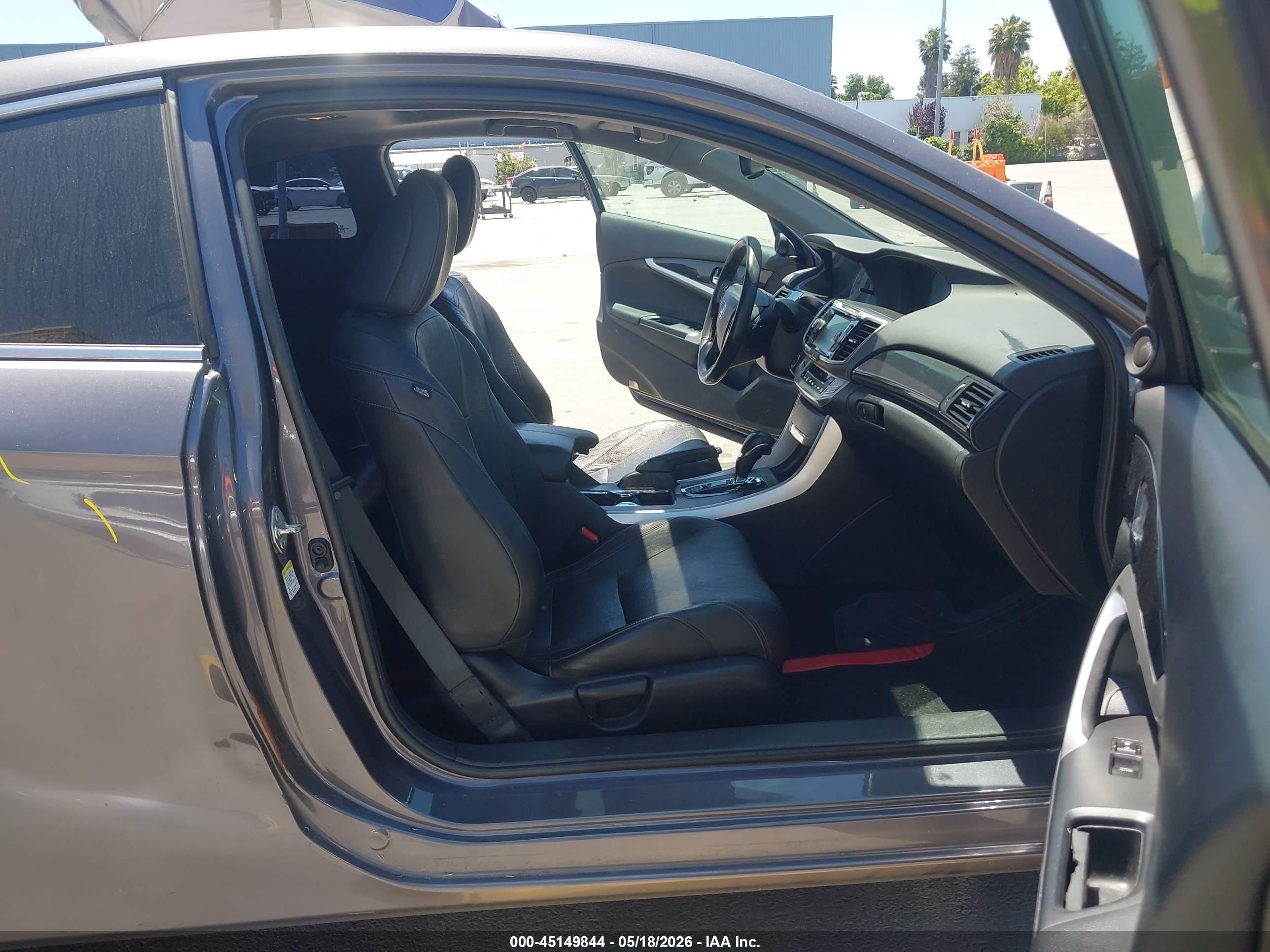 2015 Honda Accord Ex-l V-6 Gray vin: 1HGCT2B83FA006236