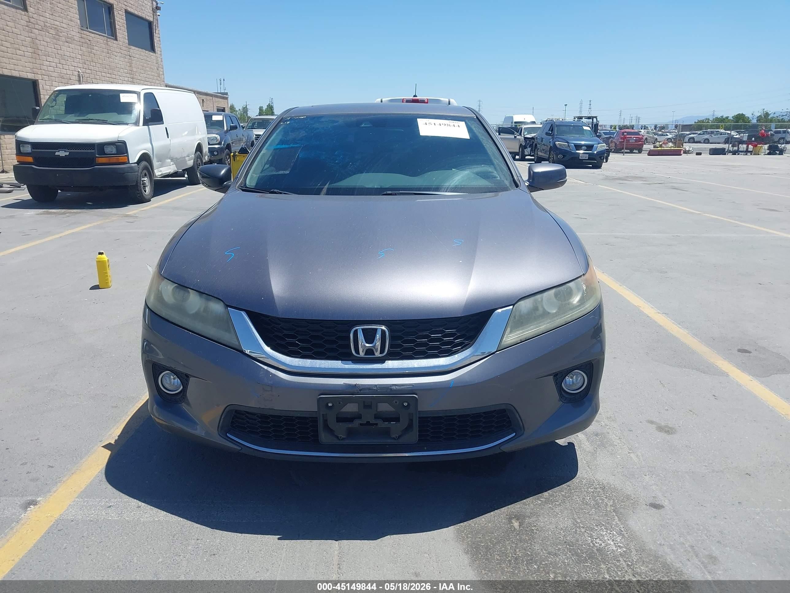 2015 Honda Accord Ex-l V-6 Gray vin: 1HGCT2B83FA006236