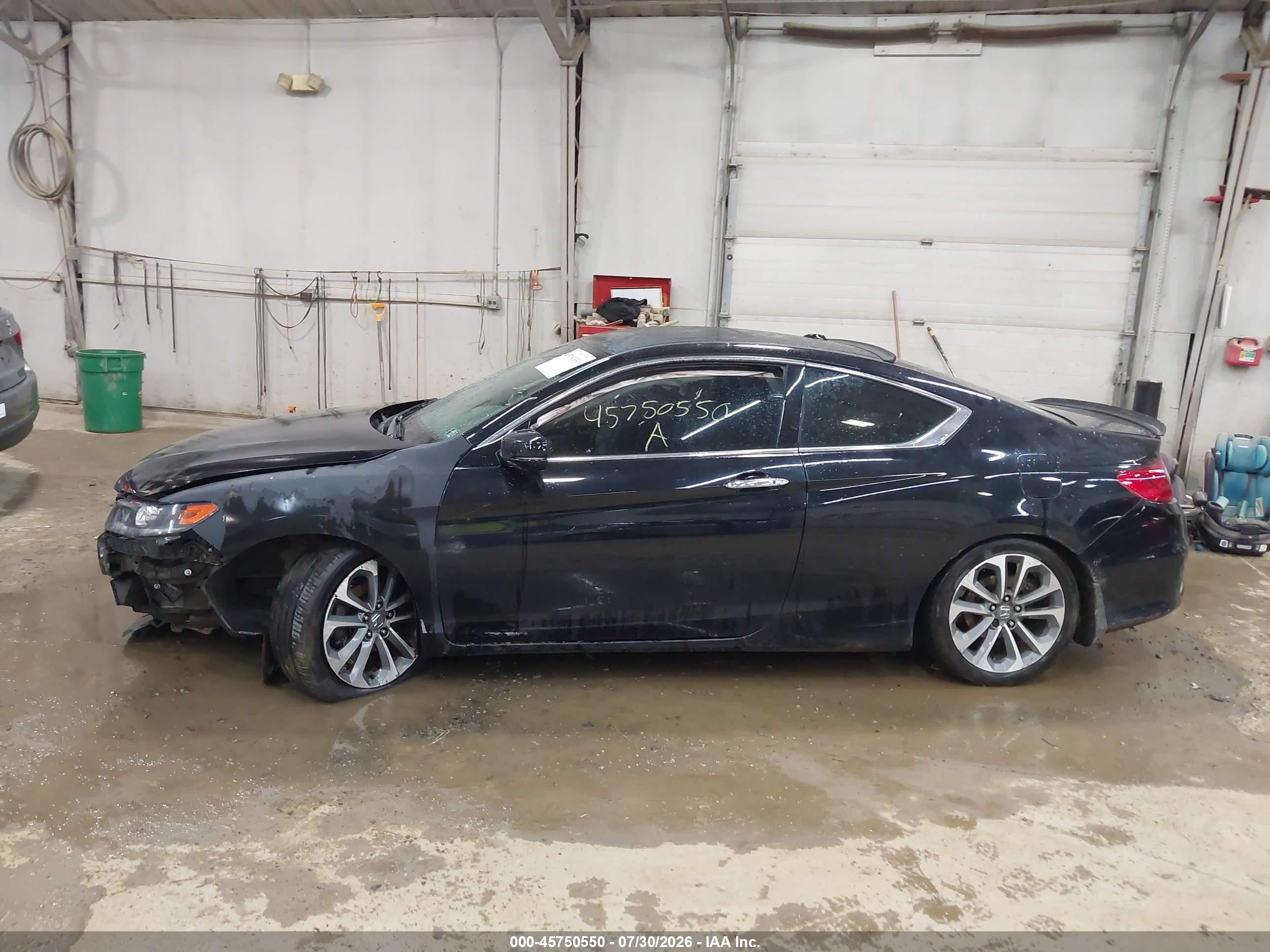 2013 Honda Accord Ex-l V-6 Черный vin: 1HGCT2B84DA001186
