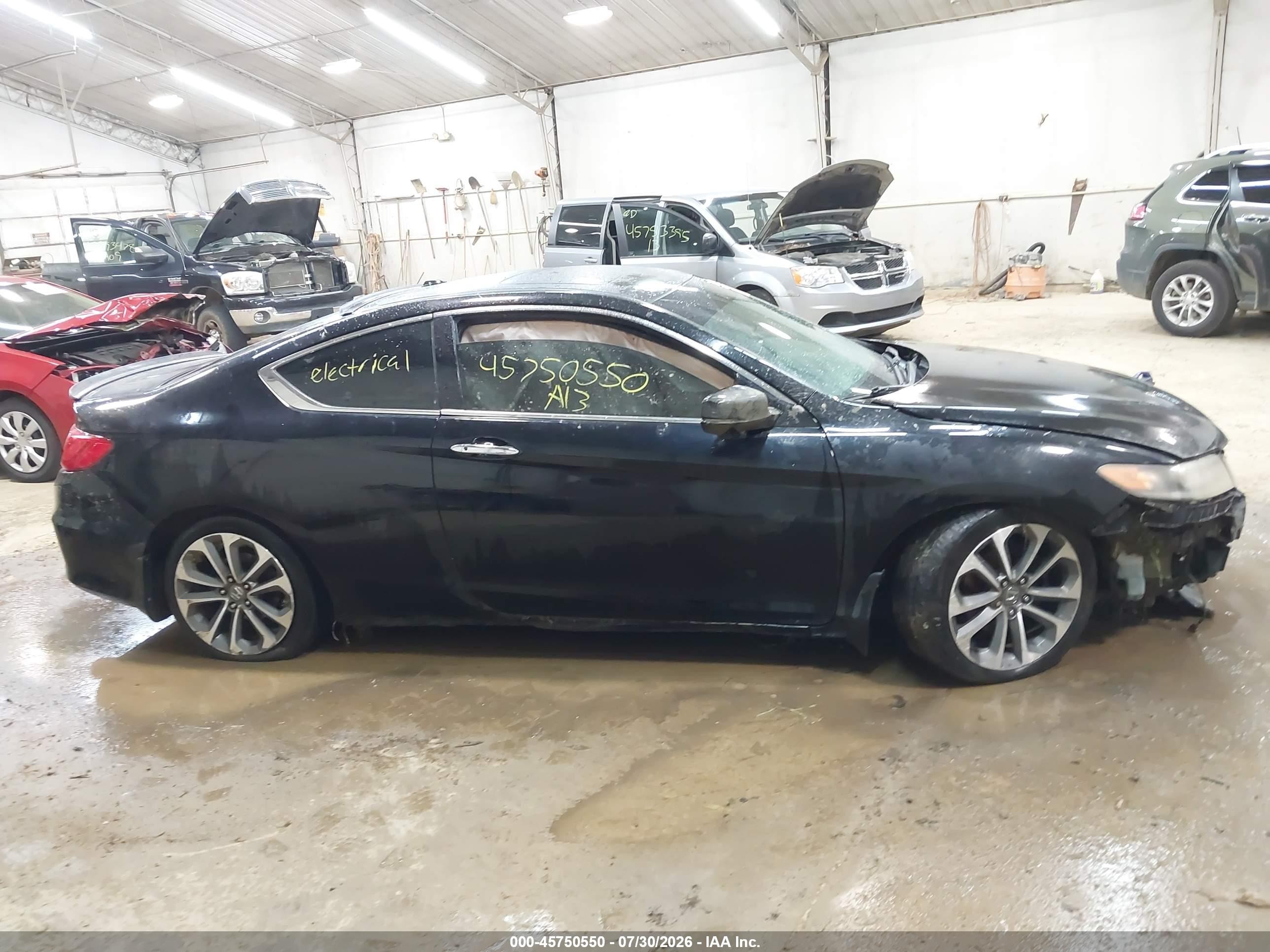 2013 Honda Accord Ex-l V-6 Черный vin: 1HGCT2B84DA001186