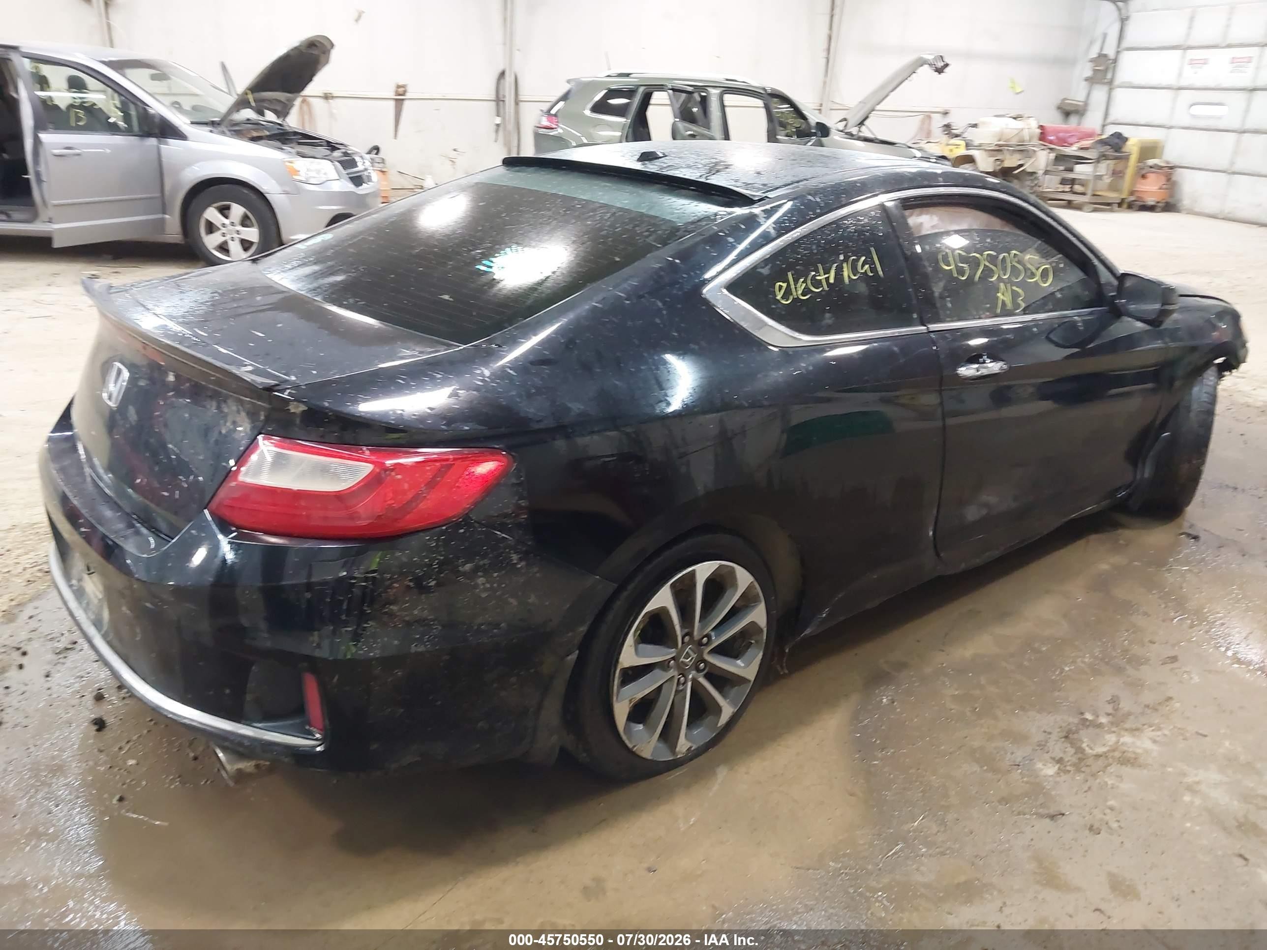 2013 Honda Accord Ex-l V-6 Черный vin: 1HGCT2B84DA001186