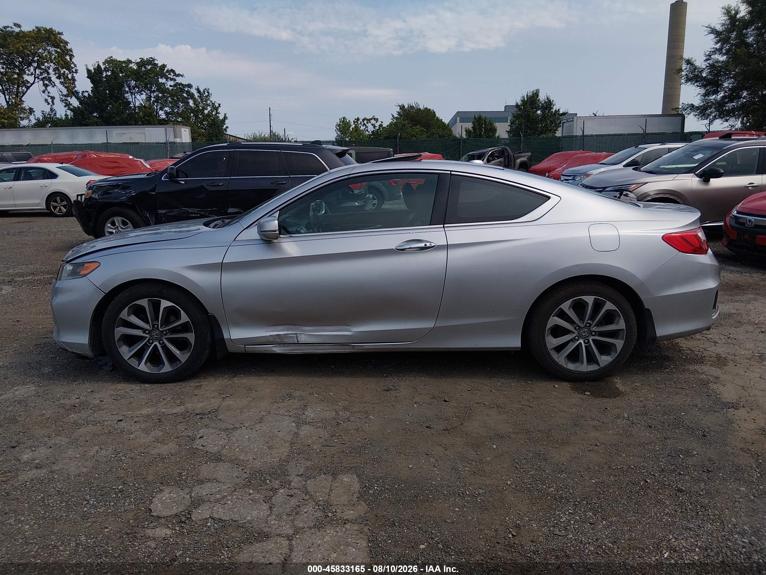 2013 Honda Accord Ex-l V-6 Silver vin: 1HGCT2B84DA001950