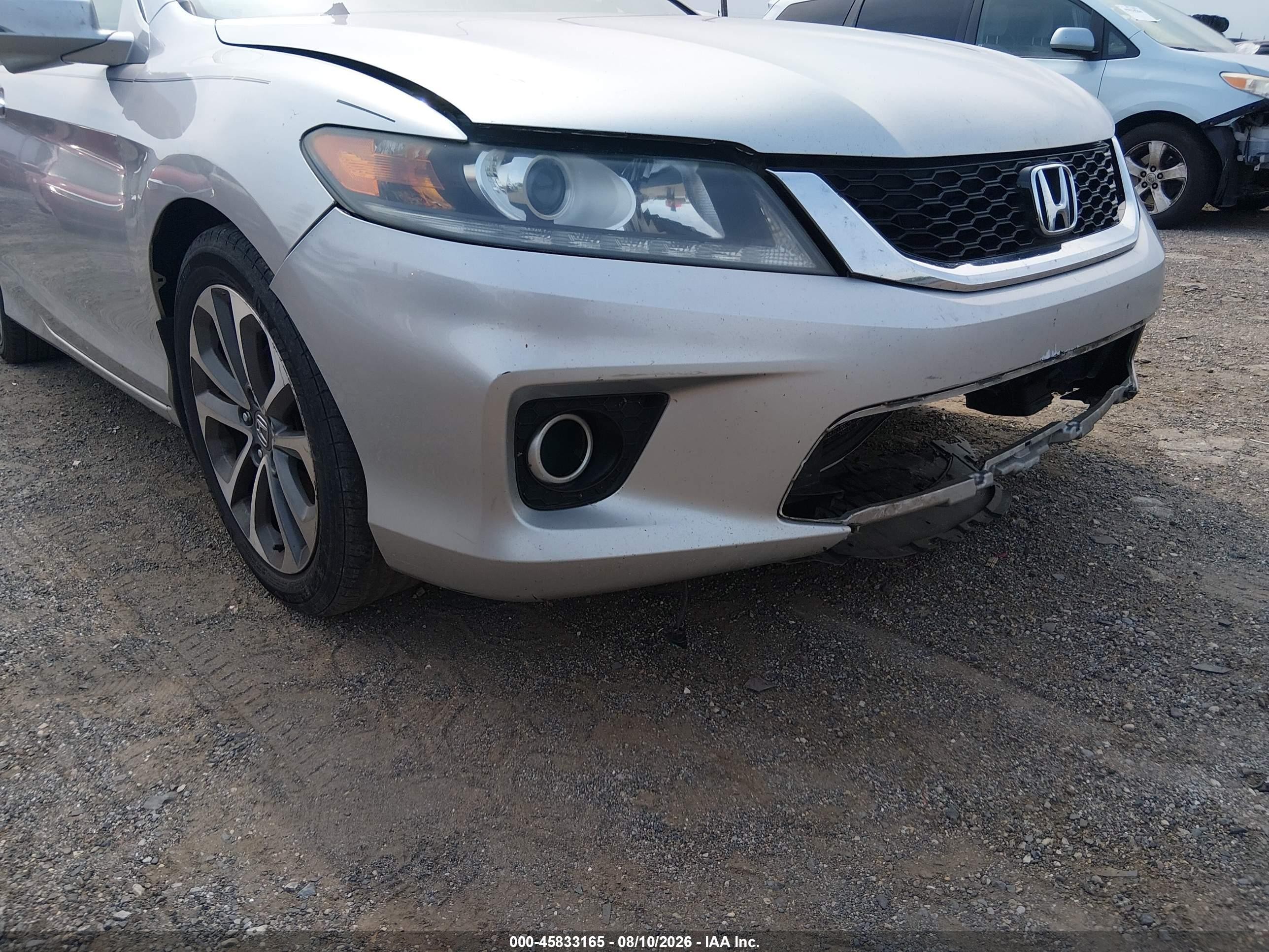 2013 Honda Accord Ex-l V-6 Silver vin: 1HGCT2B84DA001950