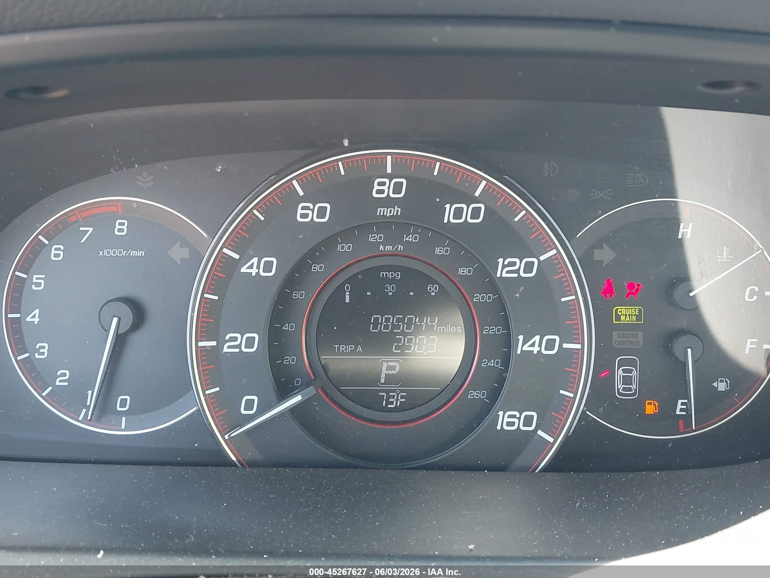 2013 Honda Accord Ex-l V-6 Red vin: 1HGCT2B84DA007893