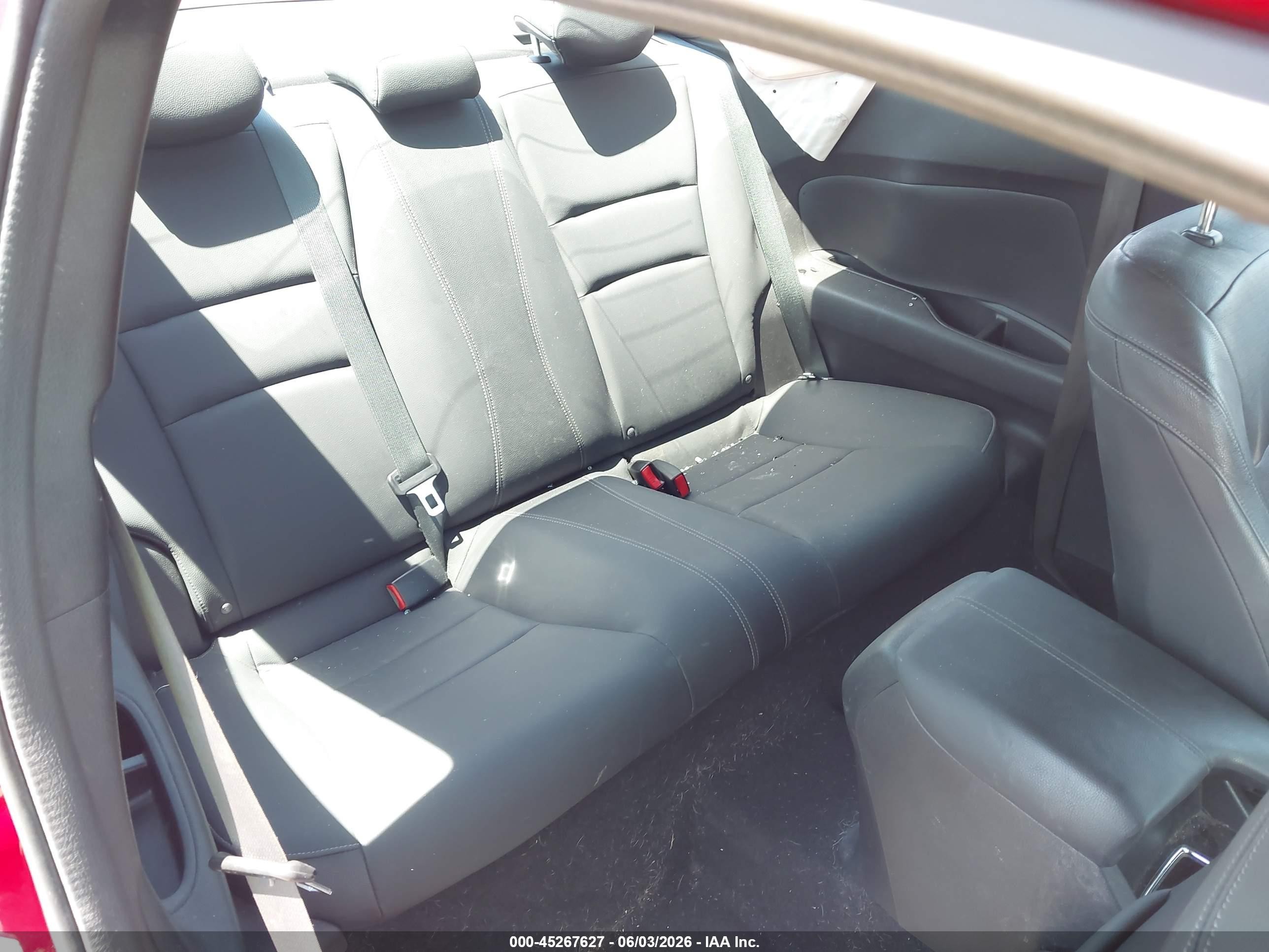 2013 Honda Accord Ex-l V-6 Red vin: 1HGCT2B84DA007893