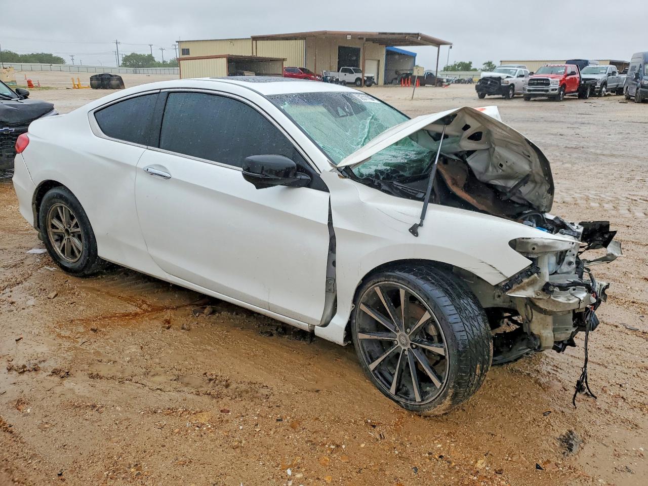 2015 Honda Accord Exl White vin: 1HGCT2B84FA004222