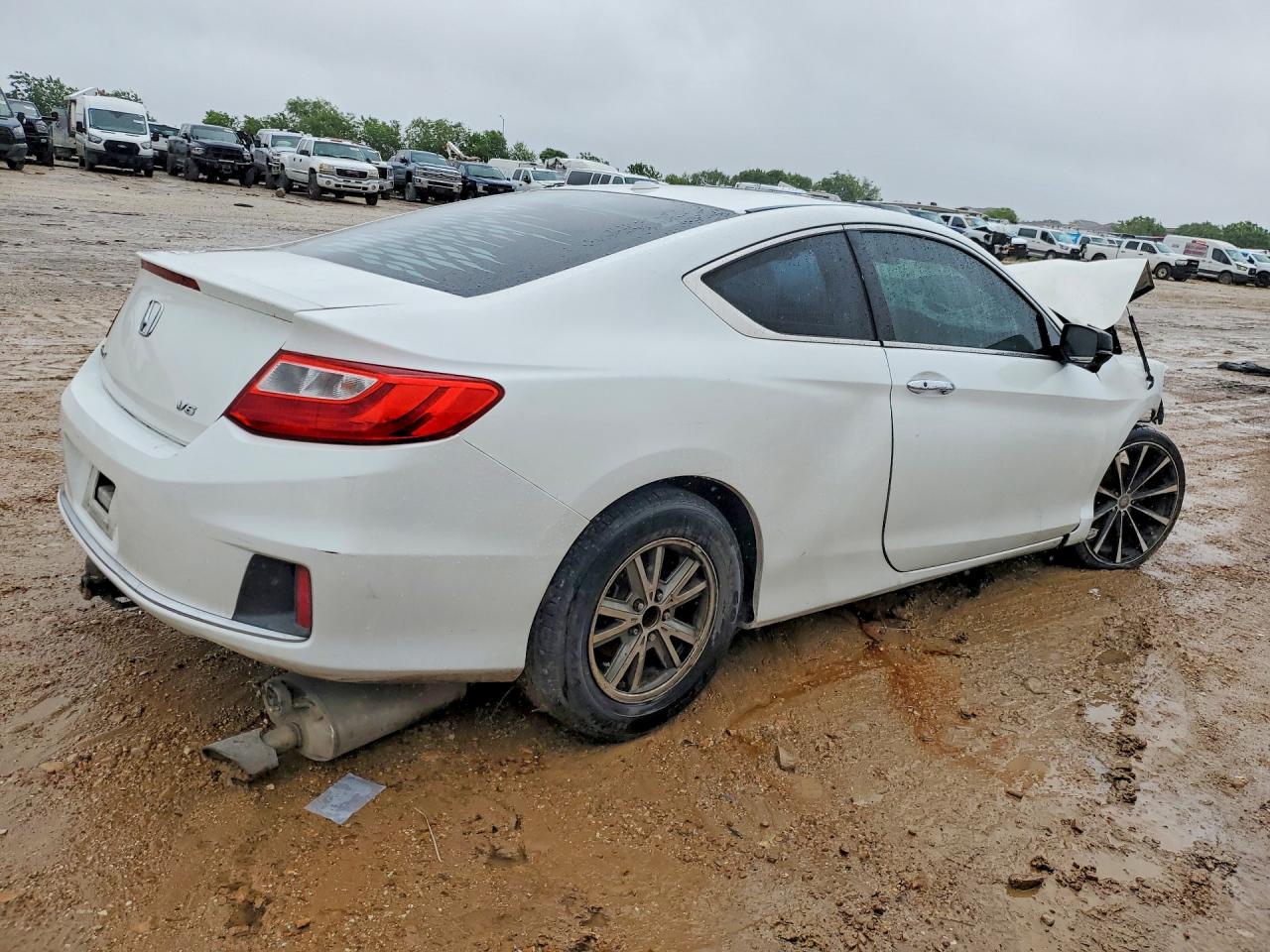 2015 Honda Accord Exl White vin: 1HGCT2B84FA004222