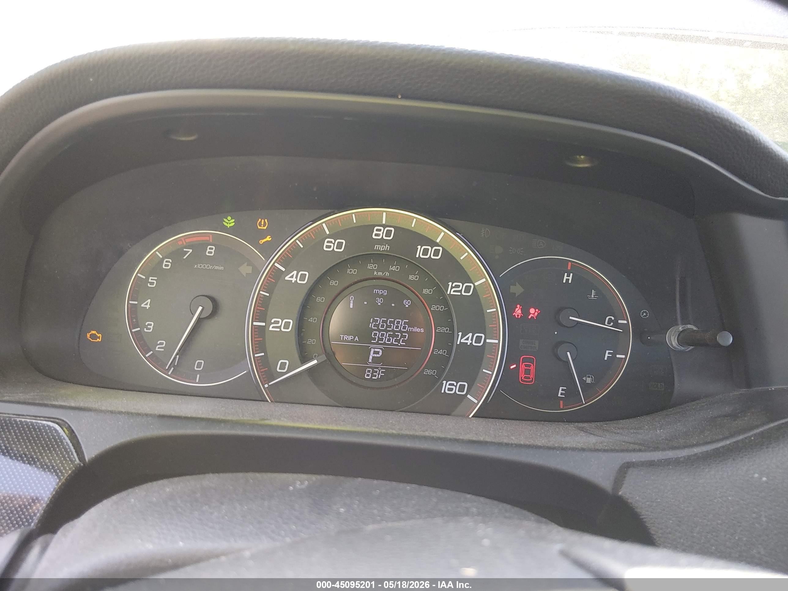 2015 Honda Accord Ex-l V-6 Синий vin: 1HGCT2B84FA007198