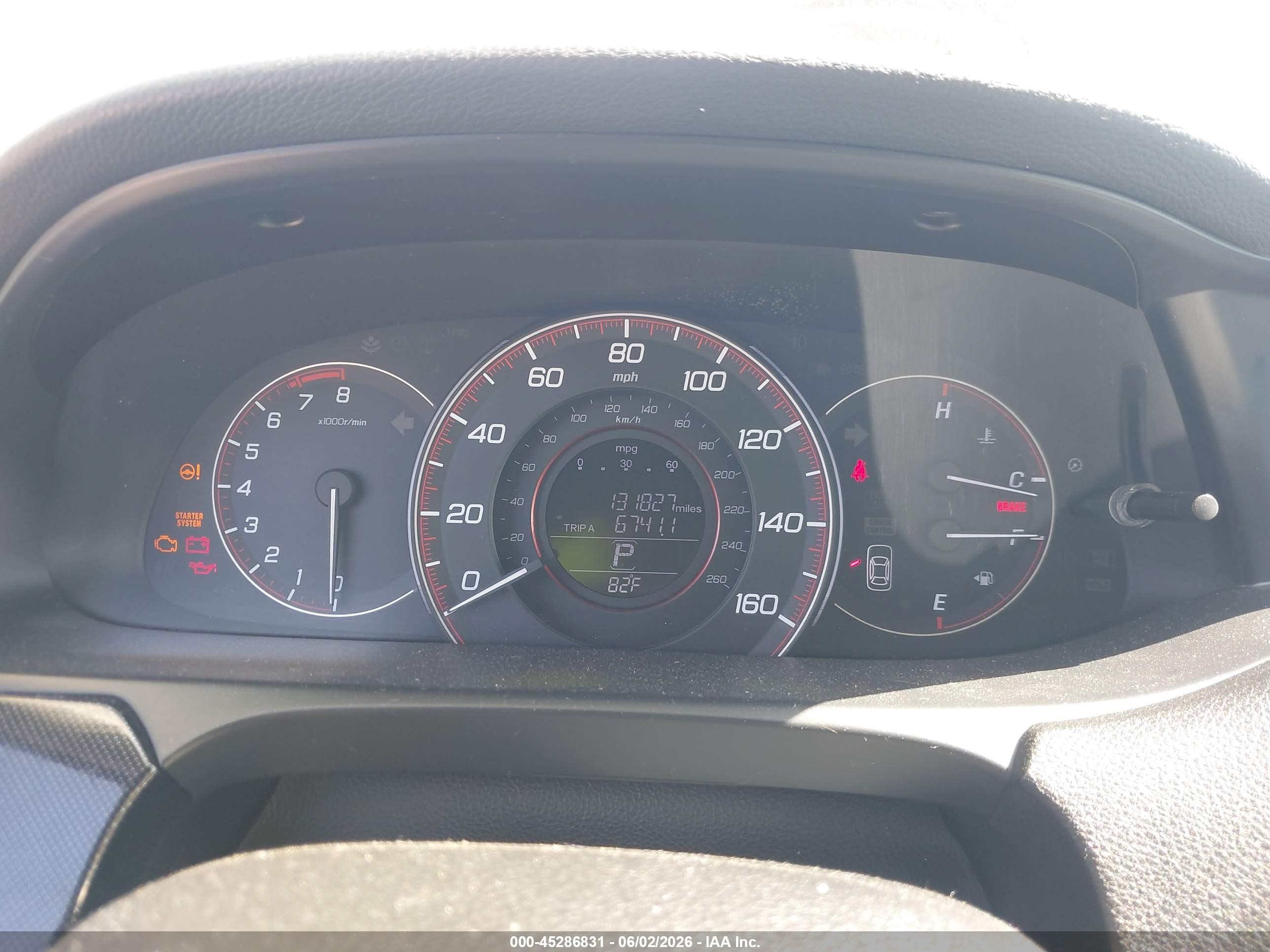 2013 Honda Accord Ex-l V-6 Белый vin: 1HGCT2B85DA000290