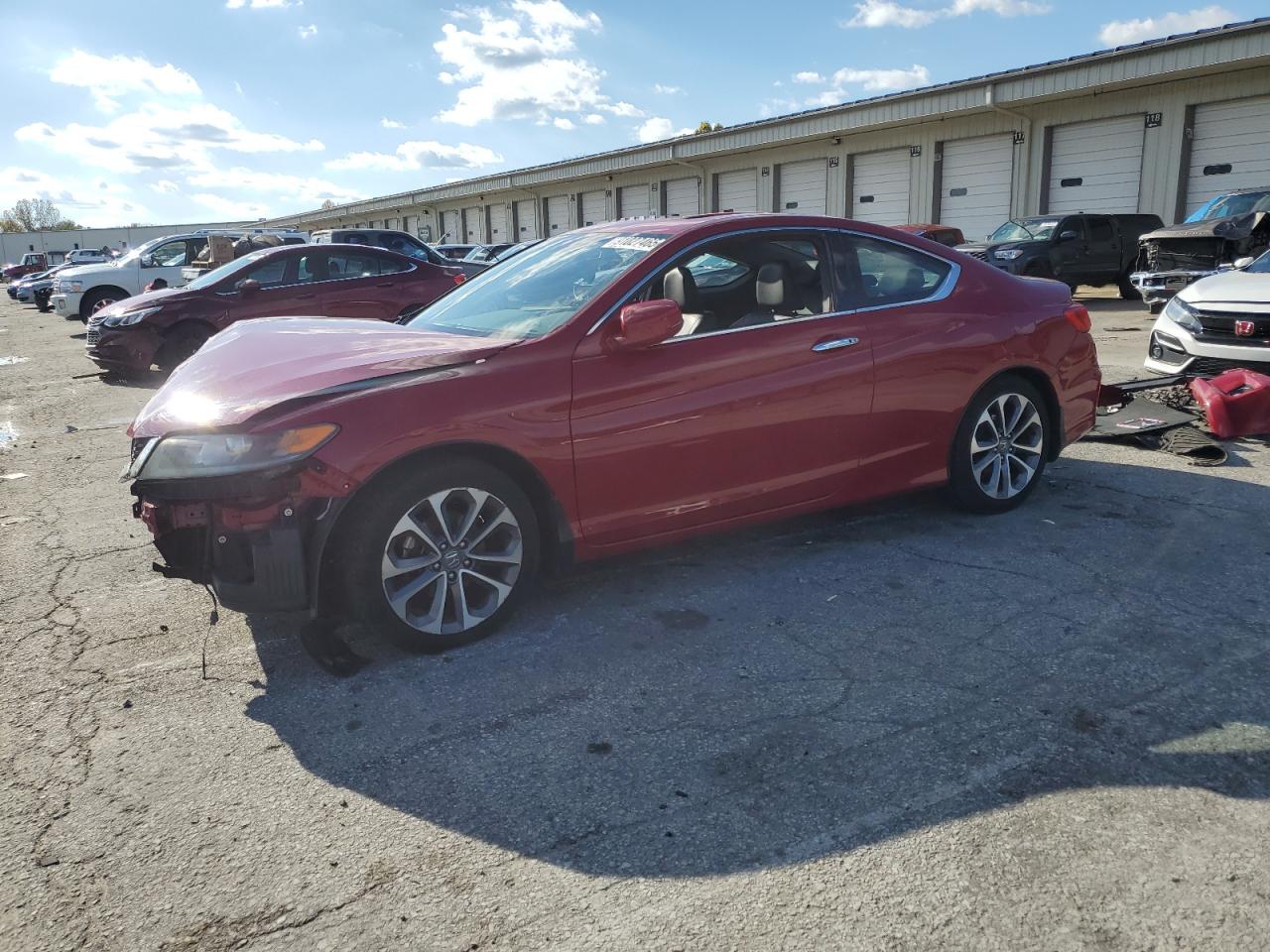 2013 Honda Accord Exl Red vin: 1HGCT2B85DA007921