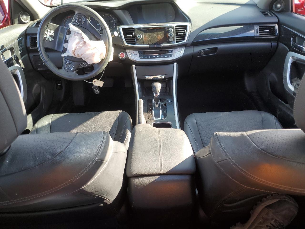 2013 Honda Accord Exl Red vin: 1HGCT2B85DA007921