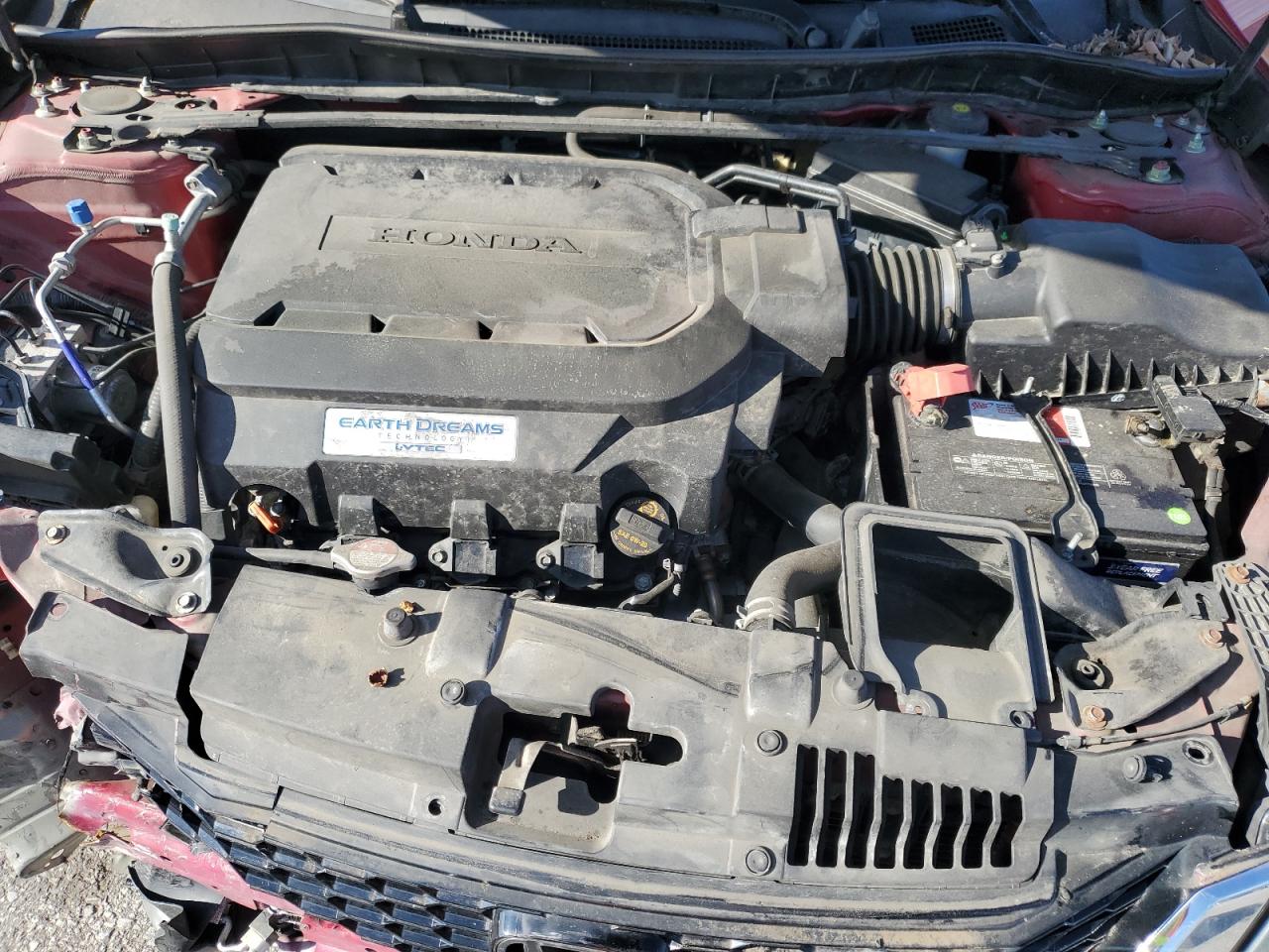 2013 Honda Accord Exl Red vin: 1HGCT2B85DA007921