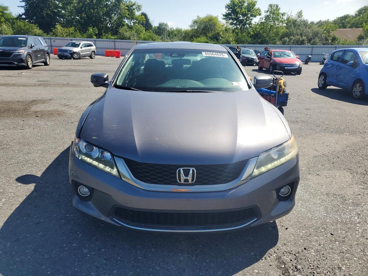 2013 Honda Accord Exl Серый vin: 1HGCT2B85DA009040