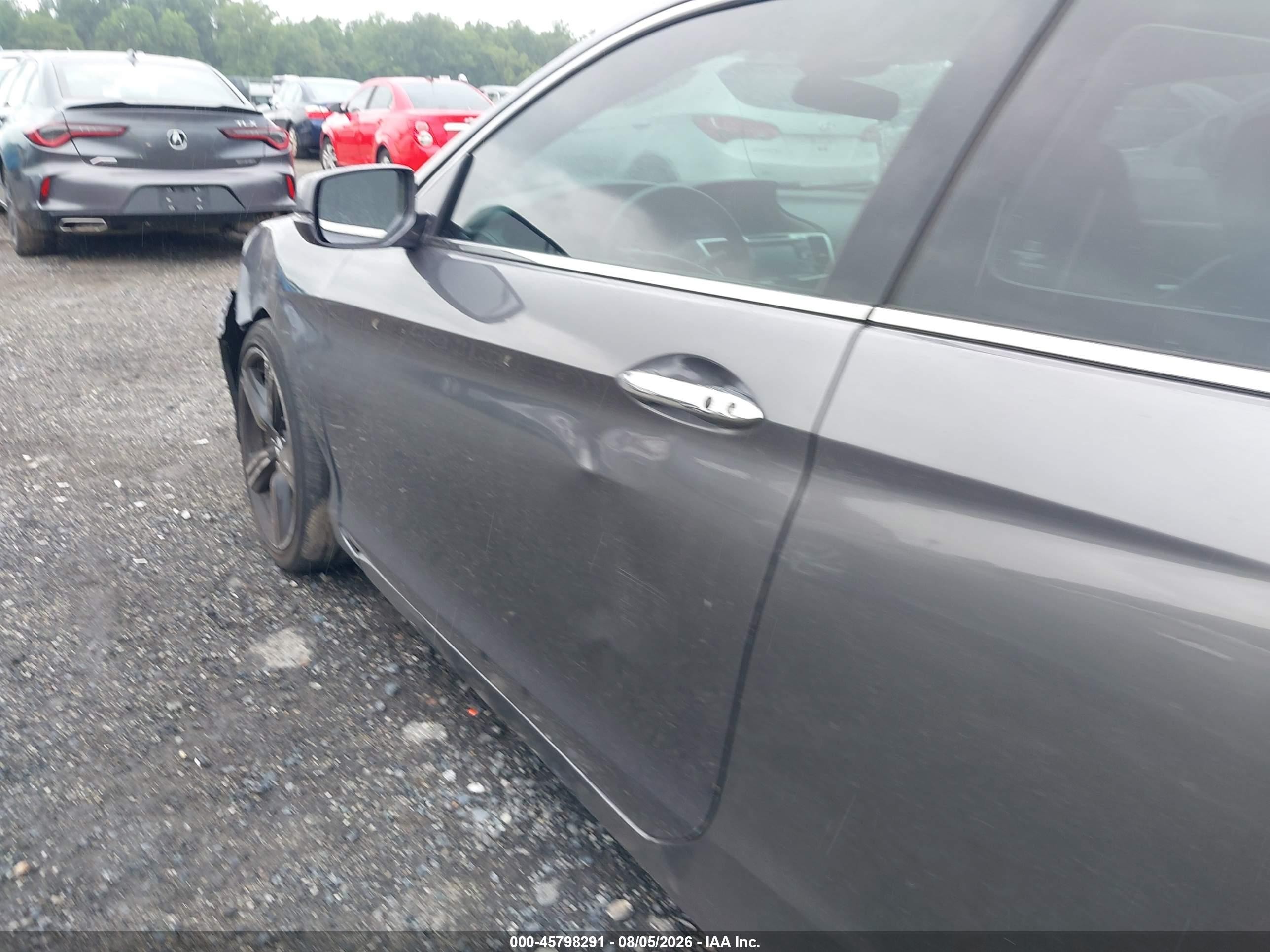 2013 Honda Accord Ex-l V-6 Gray vin: 1HGCT2B85DA012908