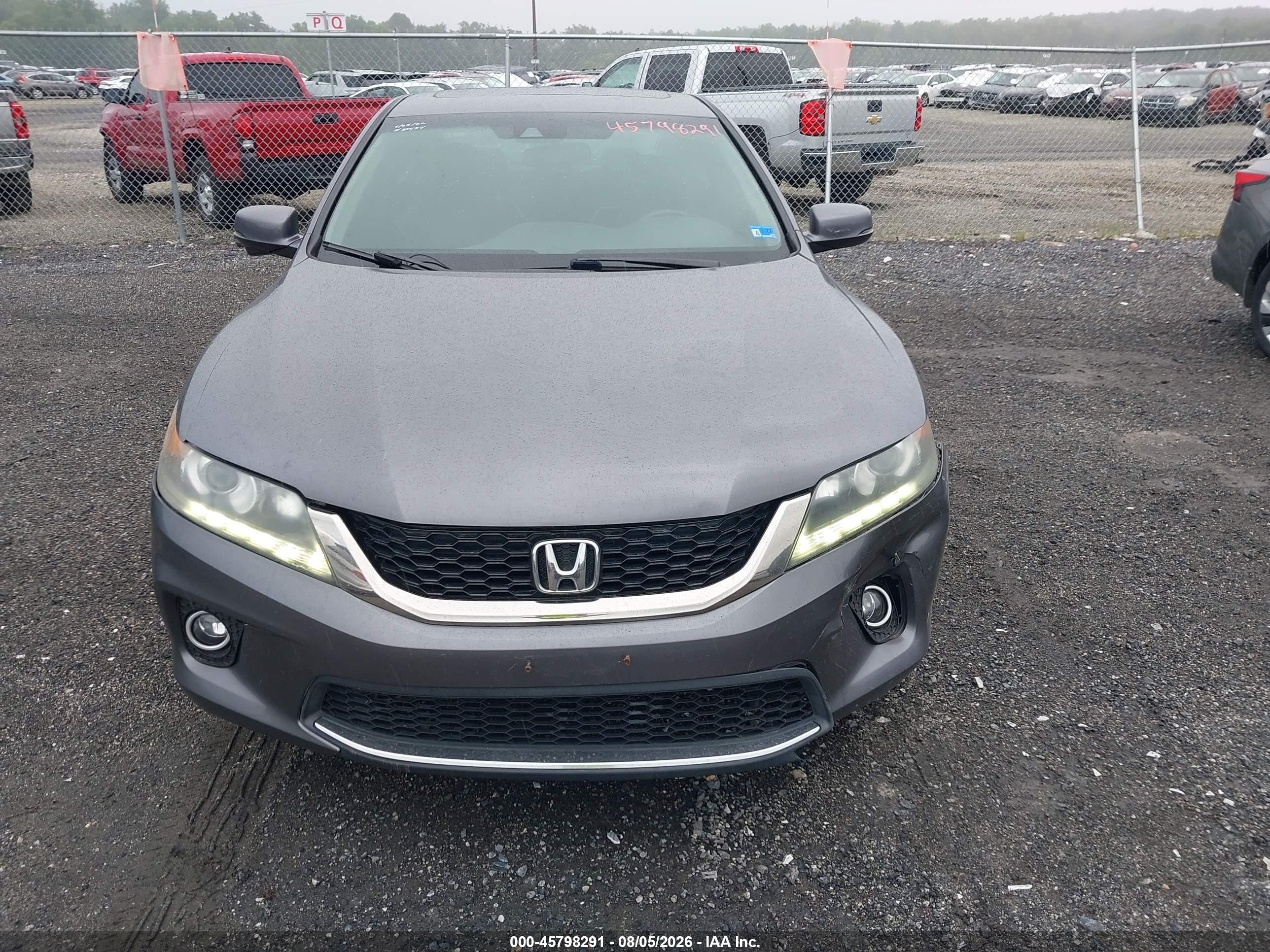 2013 Honda Accord Ex-l V-6 Gray vin: 1HGCT2B85DA012908
