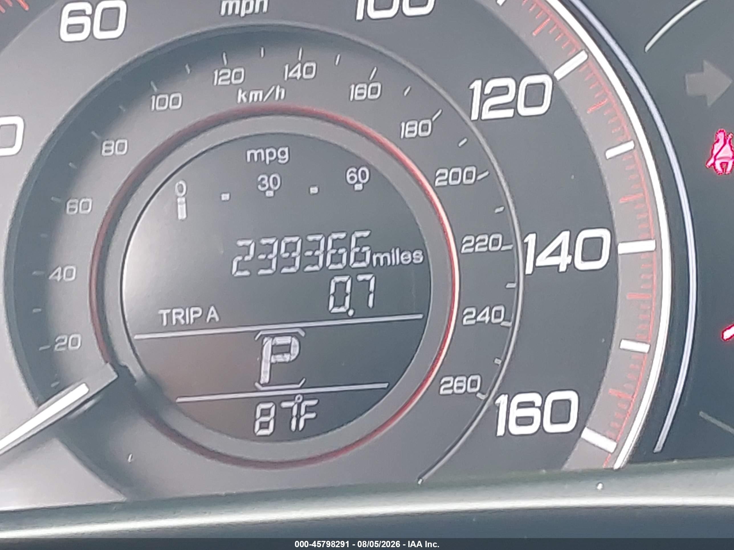 2013 Honda Accord Ex-l V-6 Gray vin: 1HGCT2B85DA012908