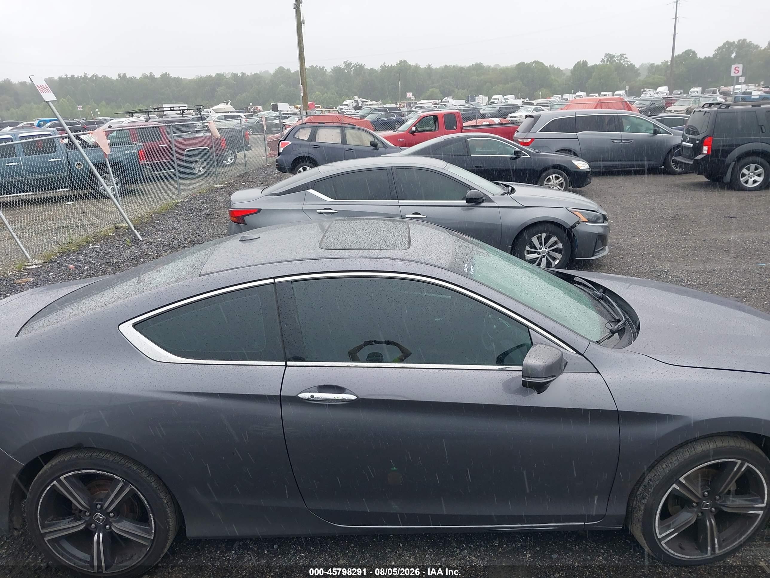2013 Honda Accord Ex-l V-6 Gray vin: 1HGCT2B85DA012908