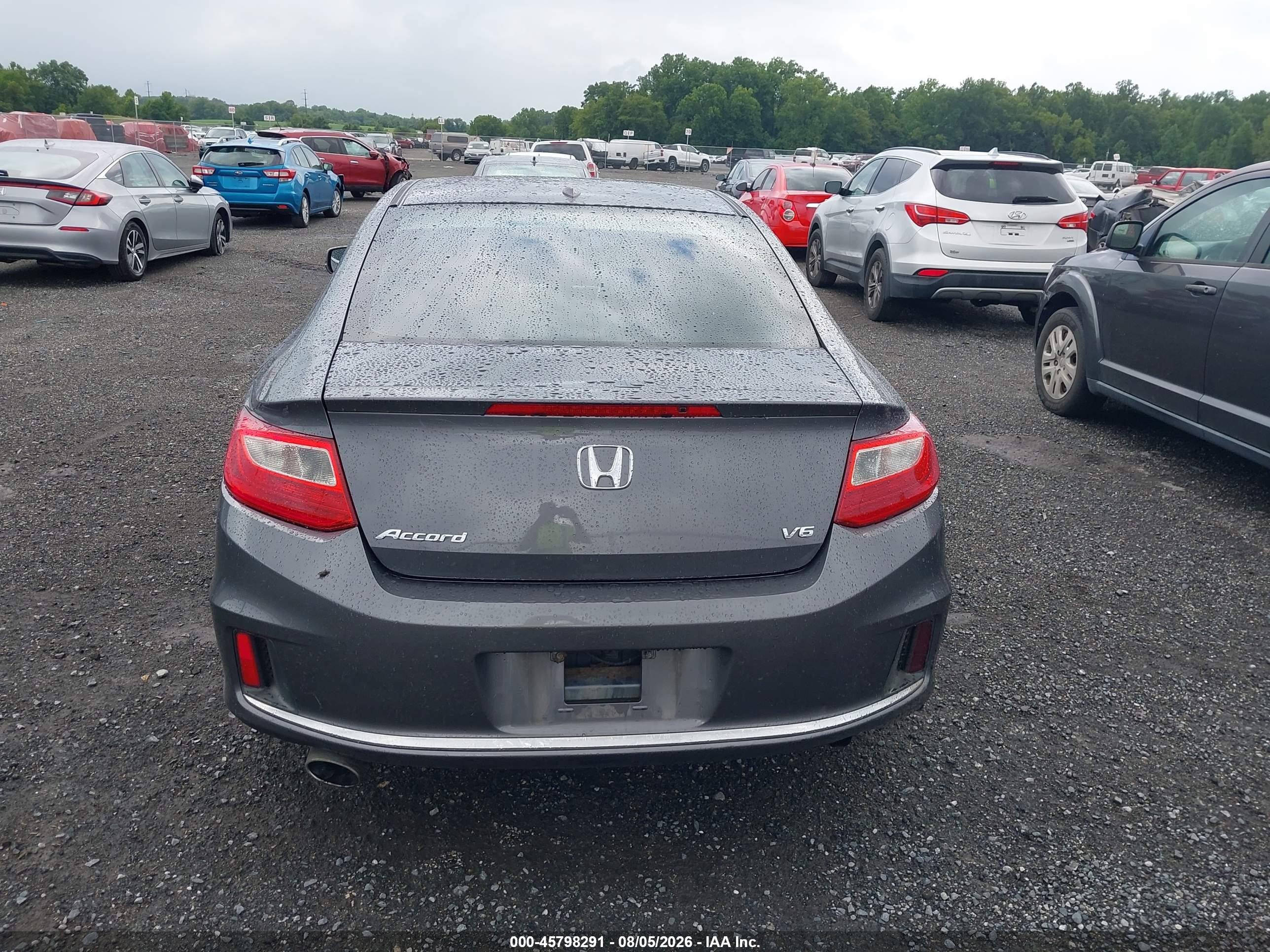 2013 Honda Accord Ex-l V-6 Gray vin: 1HGCT2B85DA012908