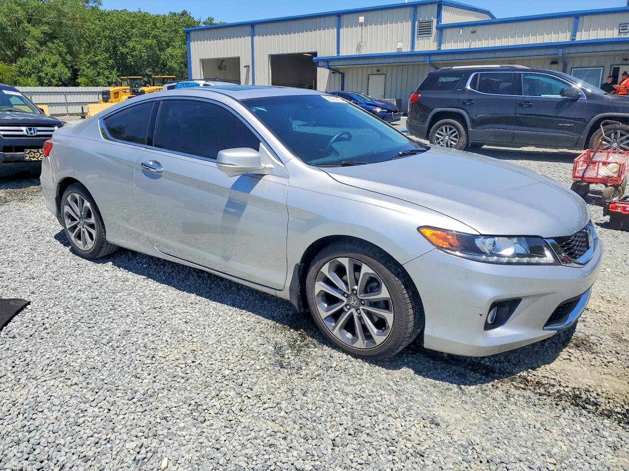 2014 Honda Accord Exl Silver vin: 1HGCT2B85EA005281