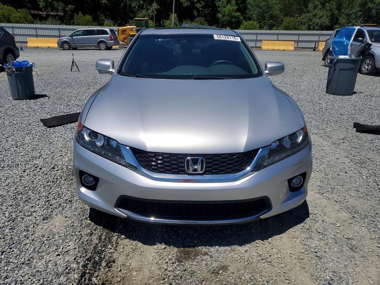 2014 Honda Accord Exl Silver vin: 1HGCT2B85EA005281