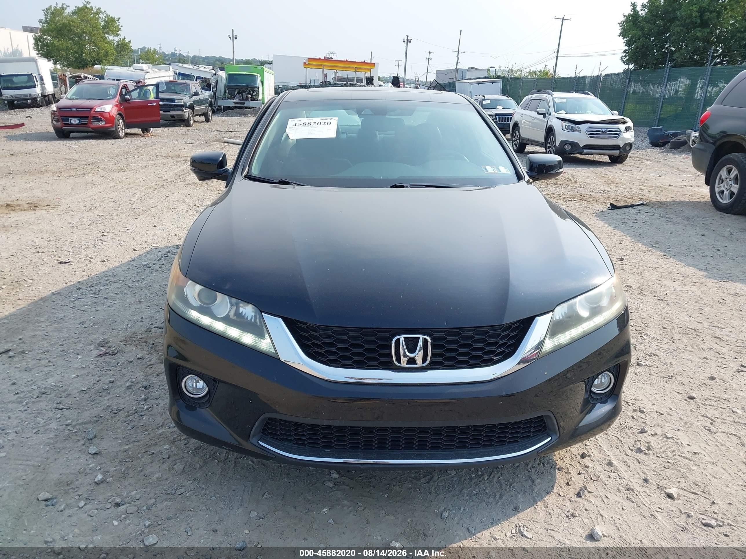 2015 Honda Accord Ex-l V-6 Черный vin: 1HGCT2B85FA007372
