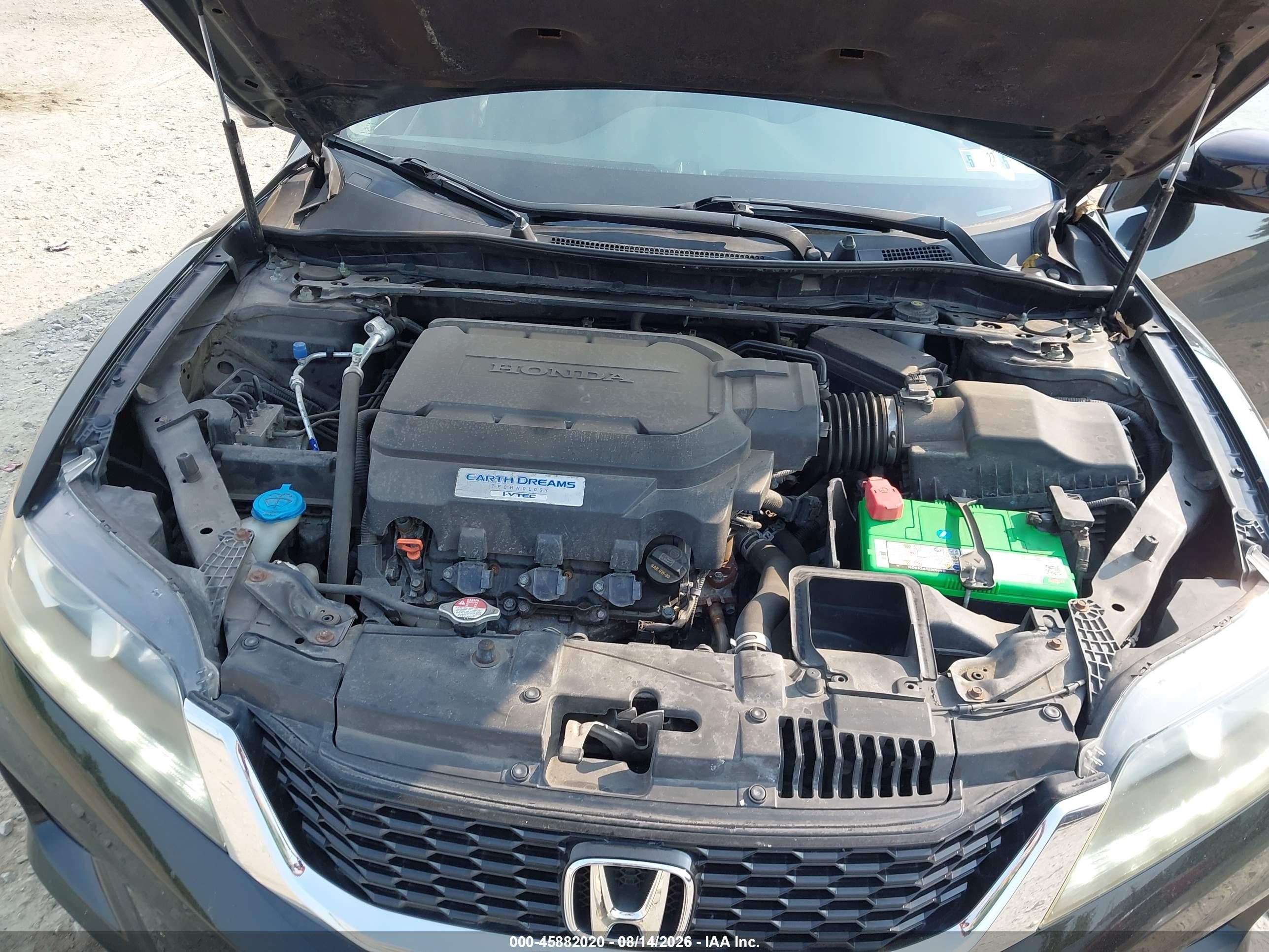 2015 Honda Accord Ex-l V-6 Черный vin: 1HGCT2B85FA007372