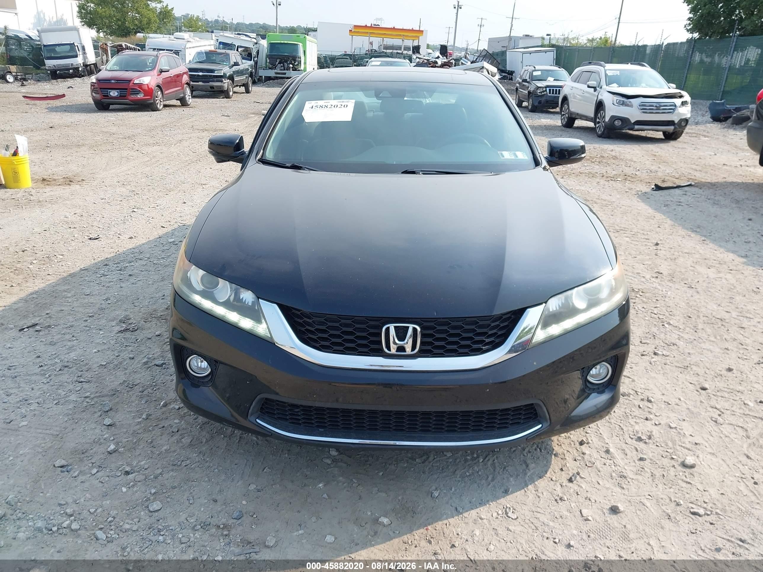2015 Honda Accord Ex-l V-6 Черный vin: 1HGCT2B85FA007372