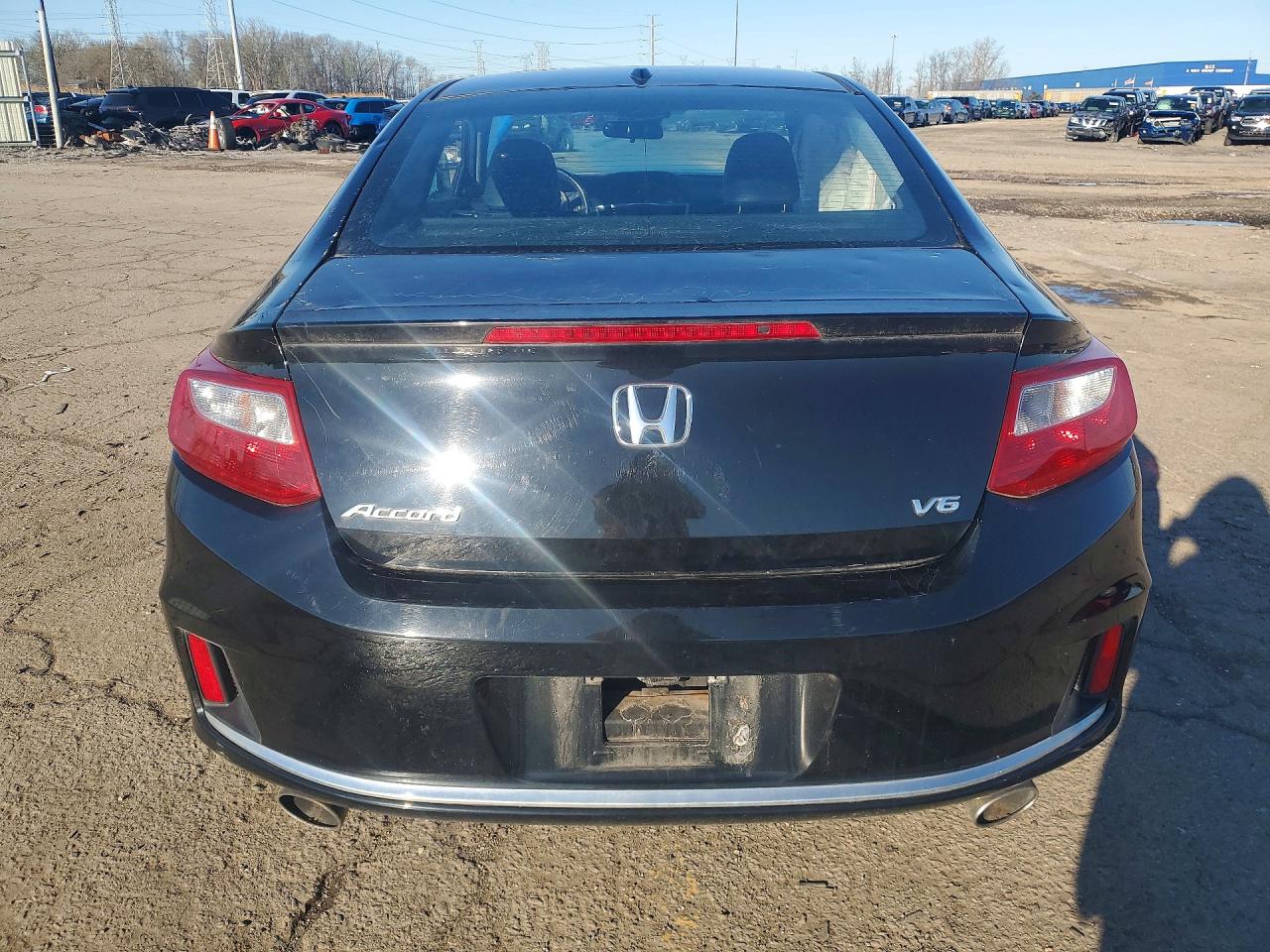 2013 Honda Accord Exl Черный vin: 1HGCT2B86DA004655