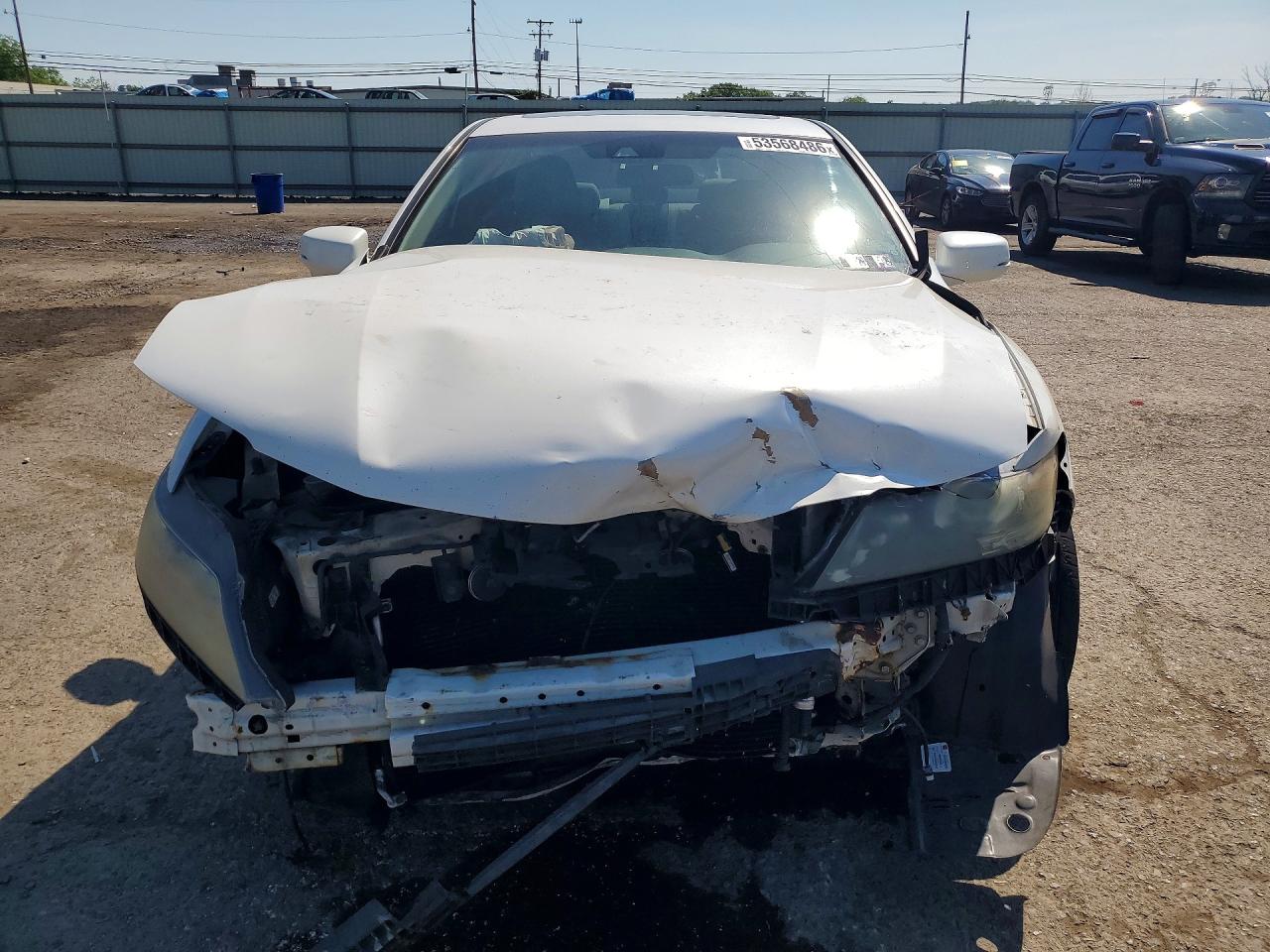 2013 Honda Accord Exl White vin: 1HGCT2B86DA006924