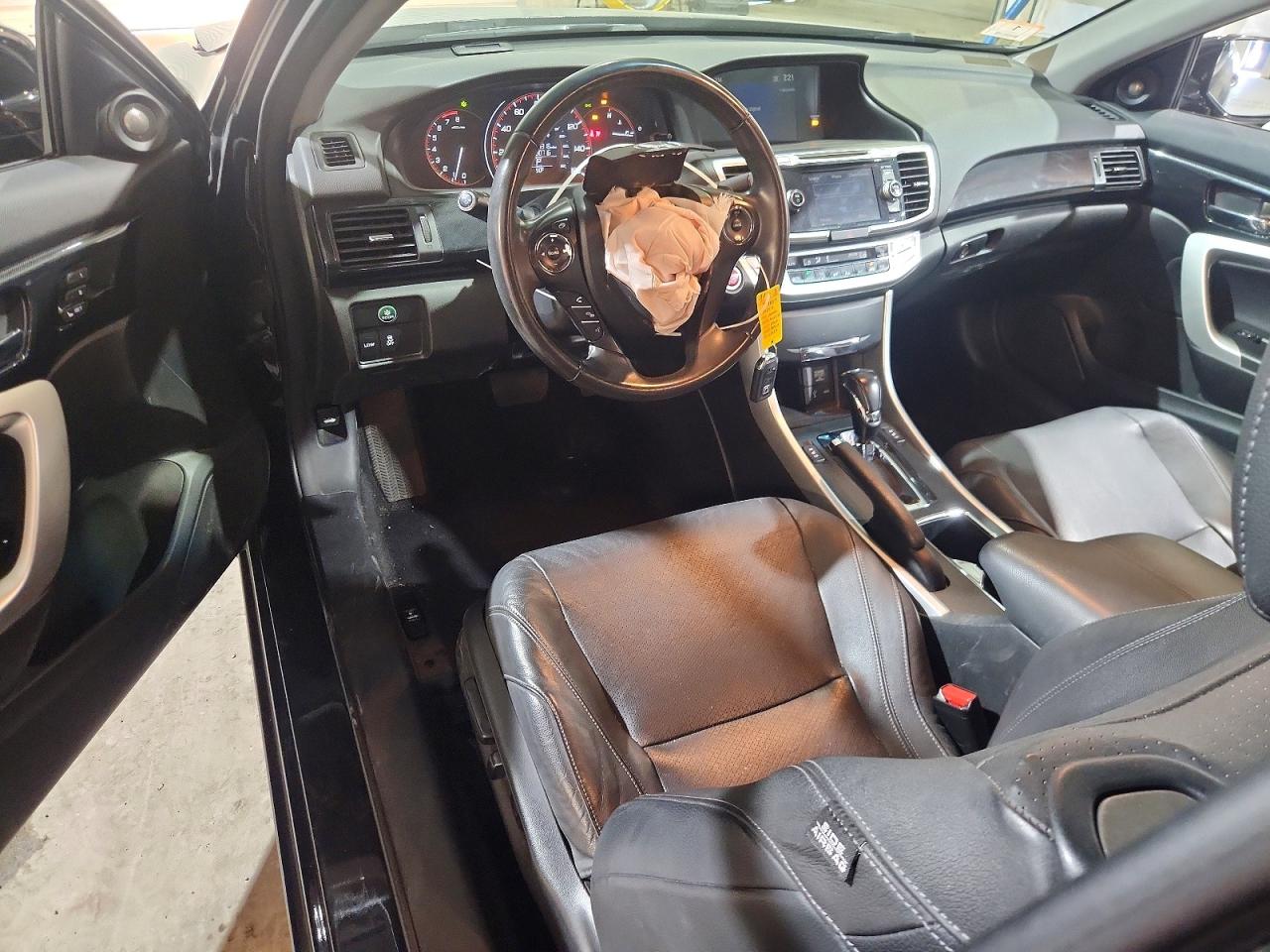 2013 Honda Accord Exl Black vin: 1HGCT2B86DA011539
