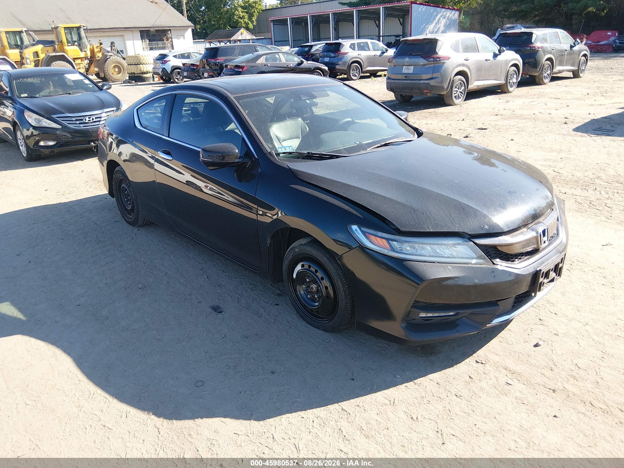 2014 Honda Accord Ex-l V-6 Black vin: 1HGCT2B86EA000073