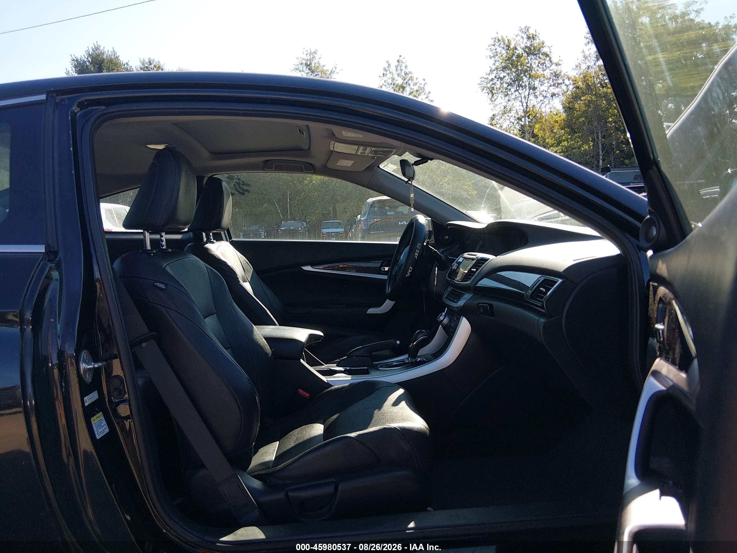 2014 Honda Accord Ex-l V-6 Черный vin: 1HGCT2B86EA000073