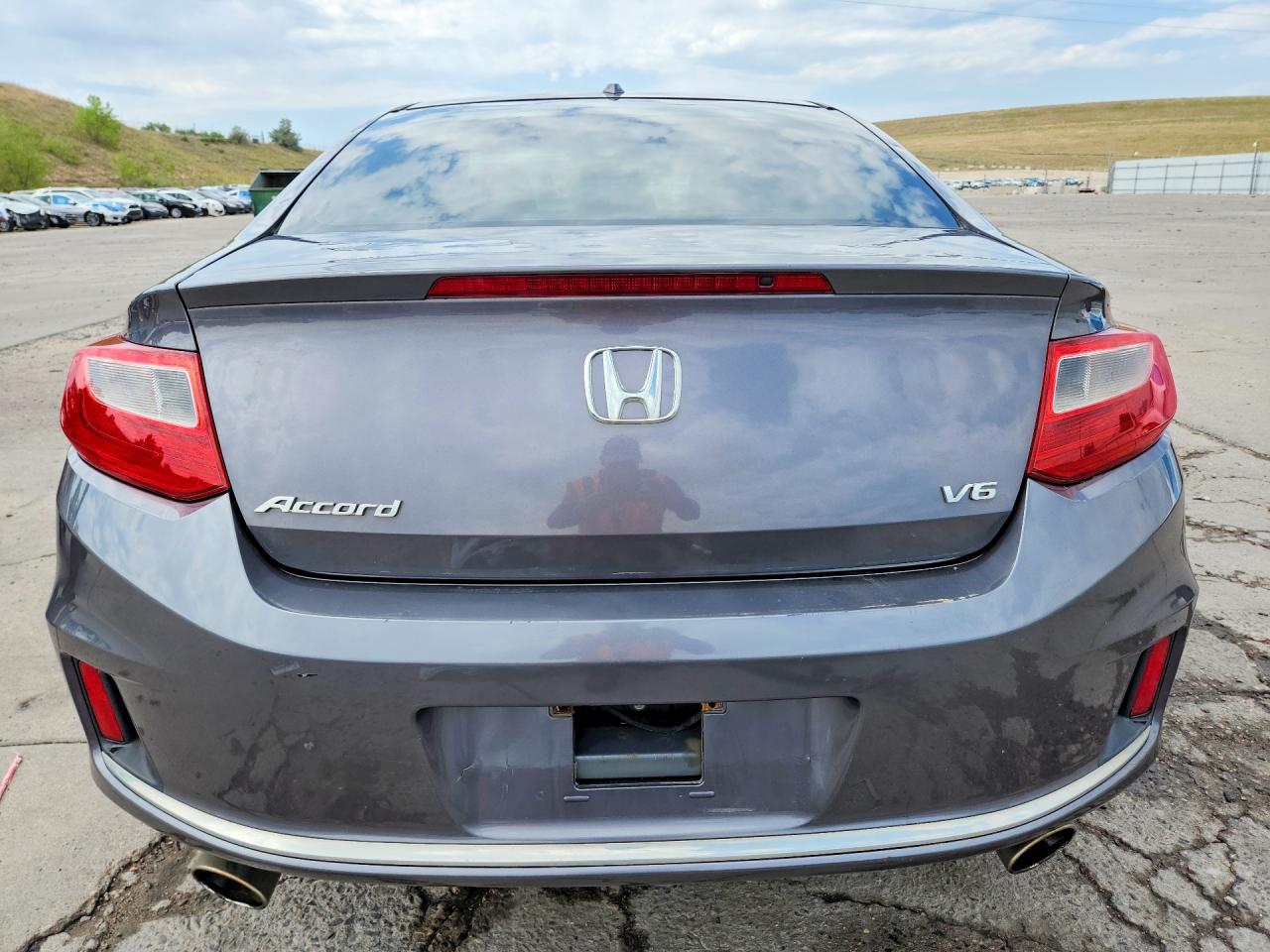 2014 Honda Accord Exl Gray vin: 1HGCT2B86EA003829