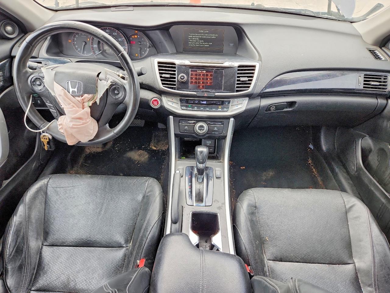 2014 Honda Accord Exl Gray vin: 1HGCT2B86EA003829
