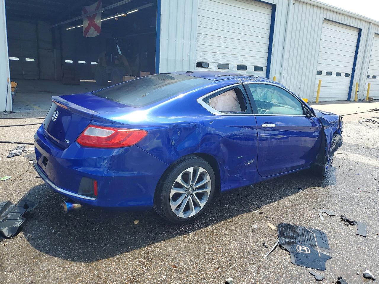 2014 Honda Accord Exl Blue vin: 1HGCT2B86EA006617