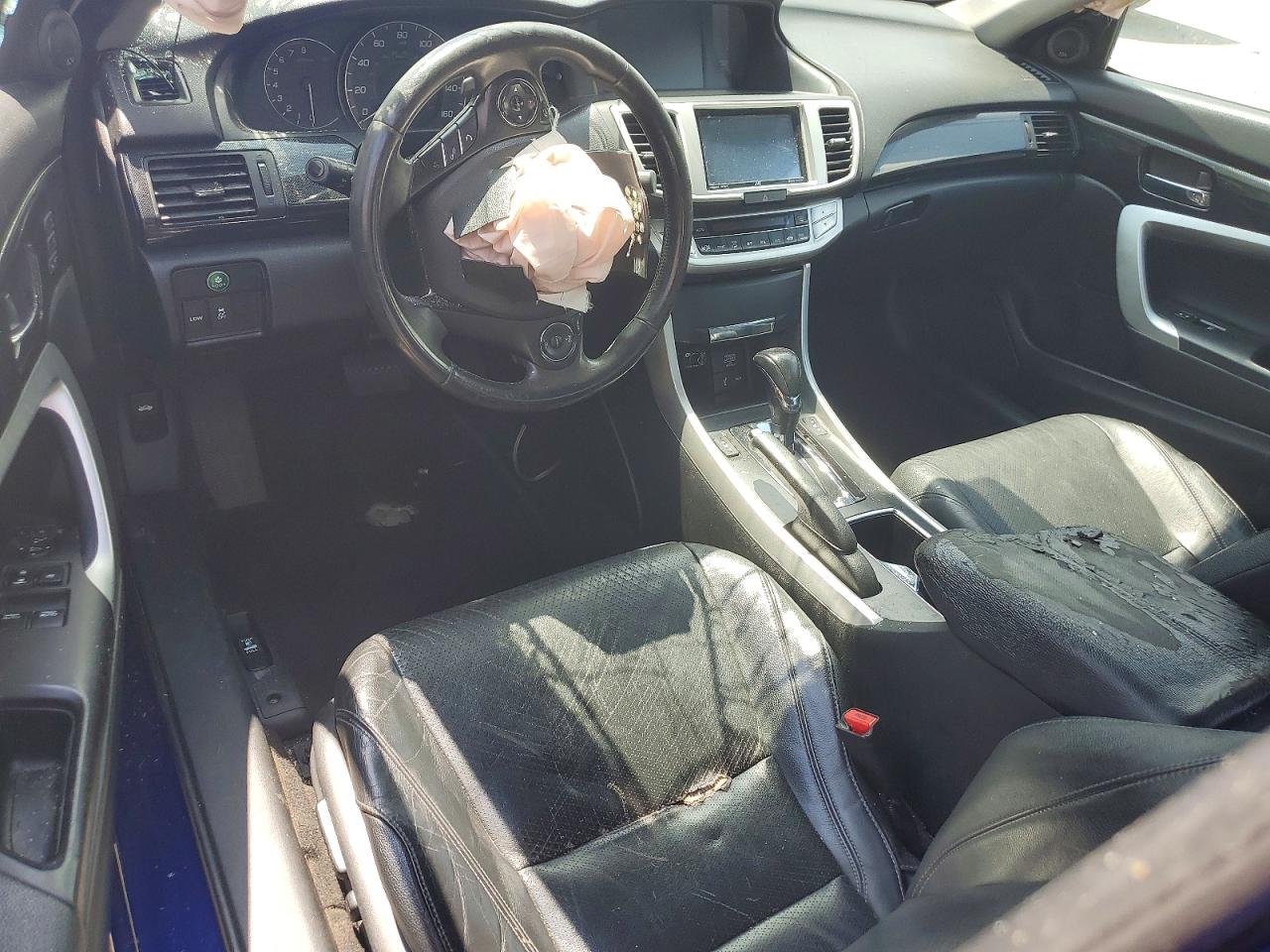 2014 Honda Accord Exl Blue vin: 1HGCT2B86EA006617
