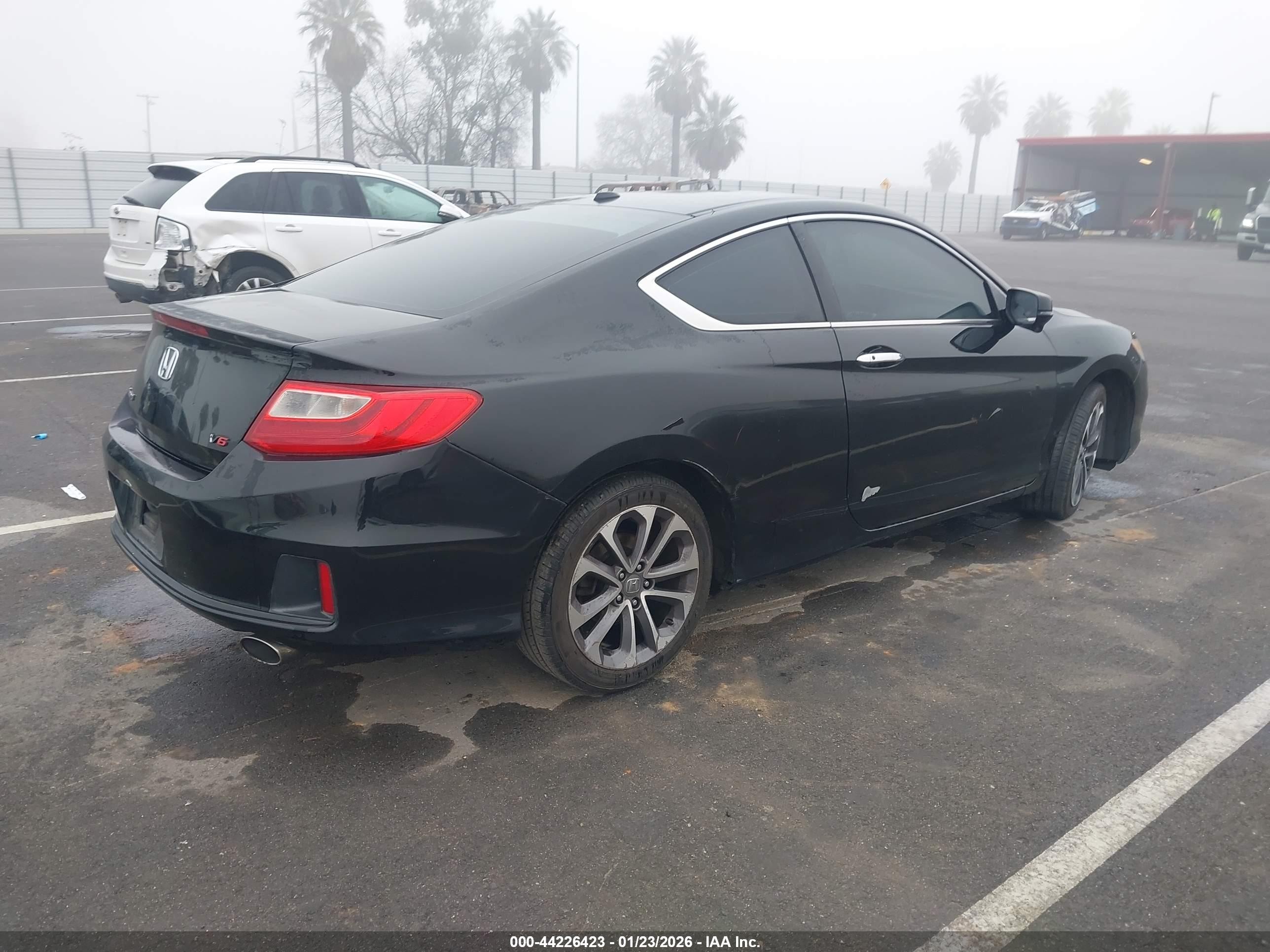 2013 Honda Accord Ex-l V-6 Black vin: 1HGCT2B87DA003482