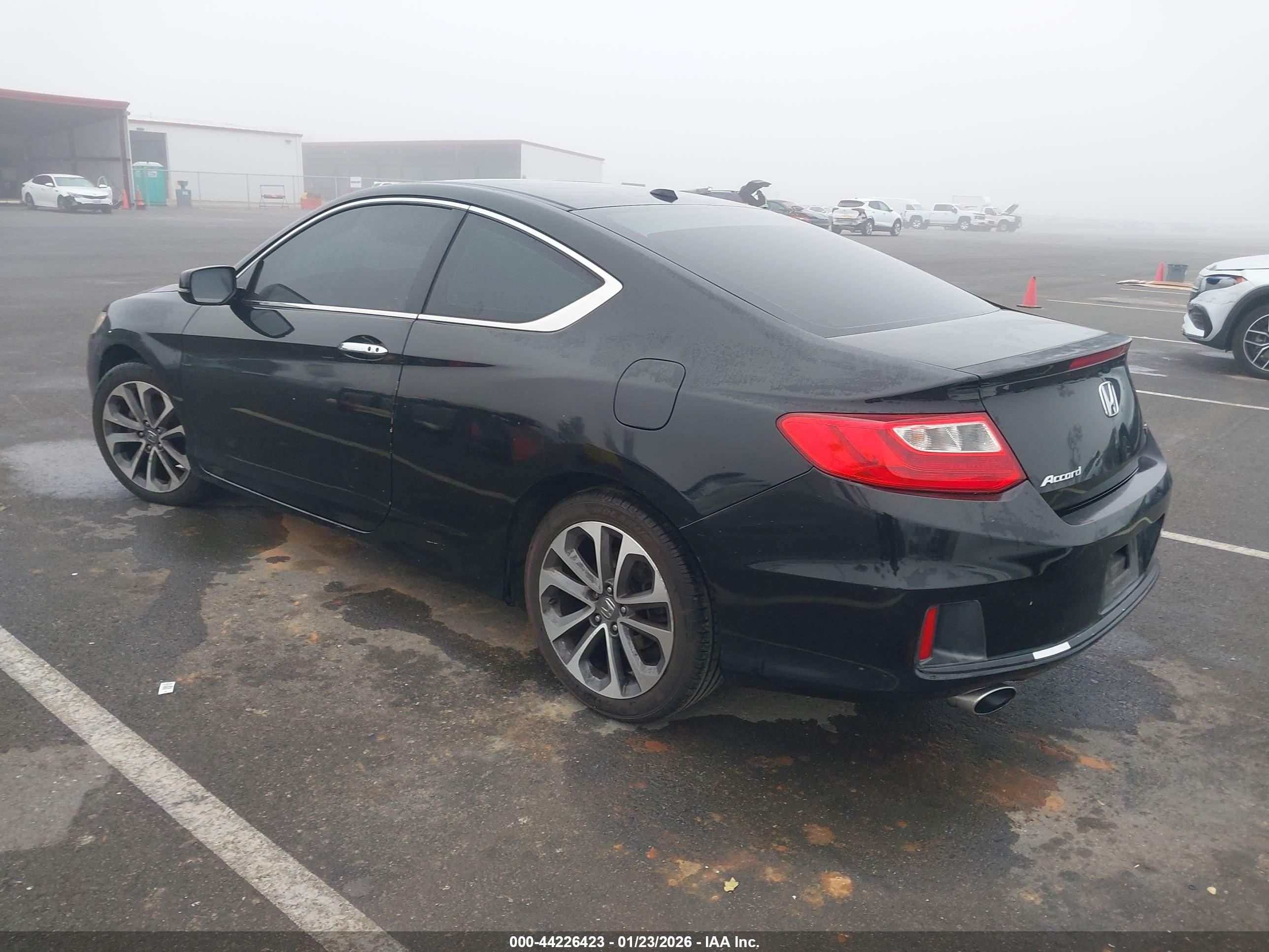 2013 Honda Accord Ex-l V-6 Black vin: 1HGCT2B87DA003482