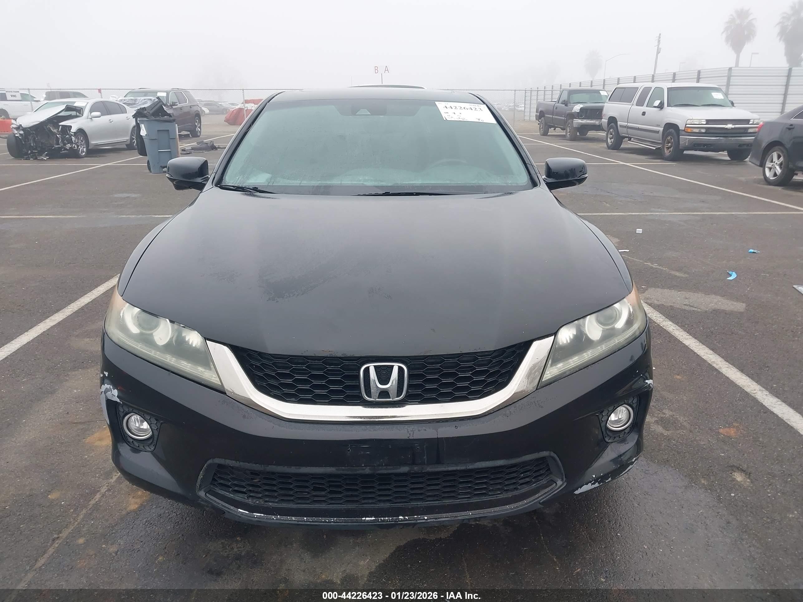 2013 Honda Accord Ex-l V-6 Black vin: 1HGCT2B87DA003482