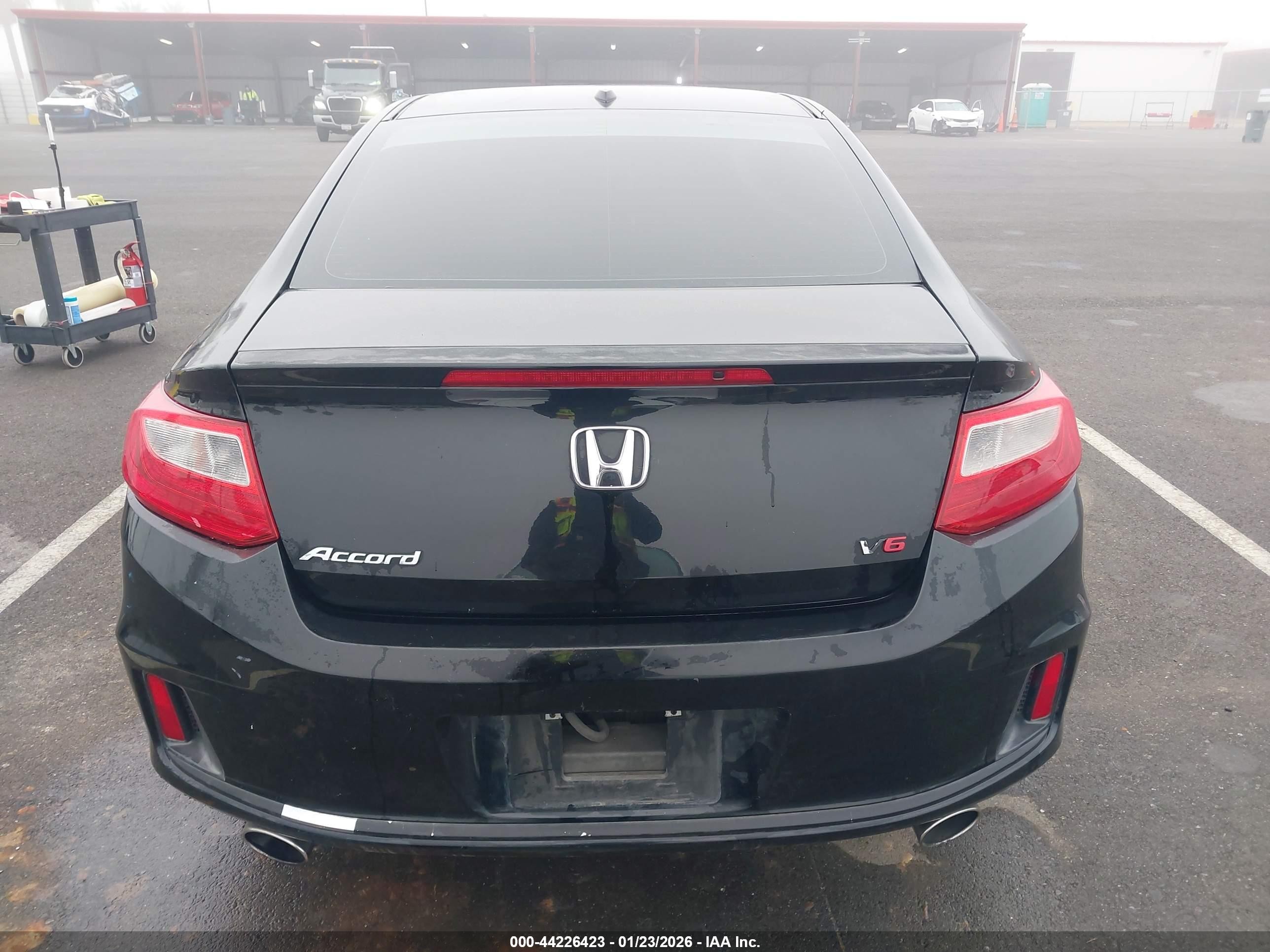 2013 Honda Accord Ex-l V-6 Black vin: 1HGCT2B87DA003482