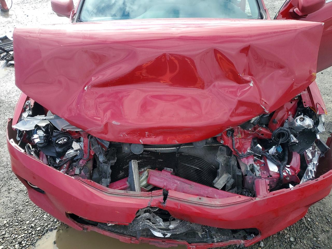 2013 Honda Accord Exl Red vin: 1HGCT2B87DA005460