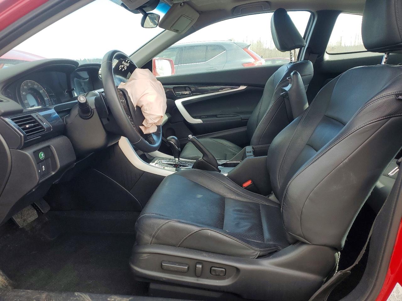 2013 Honda Accord Exl Red vin: 1HGCT2B87DA005460