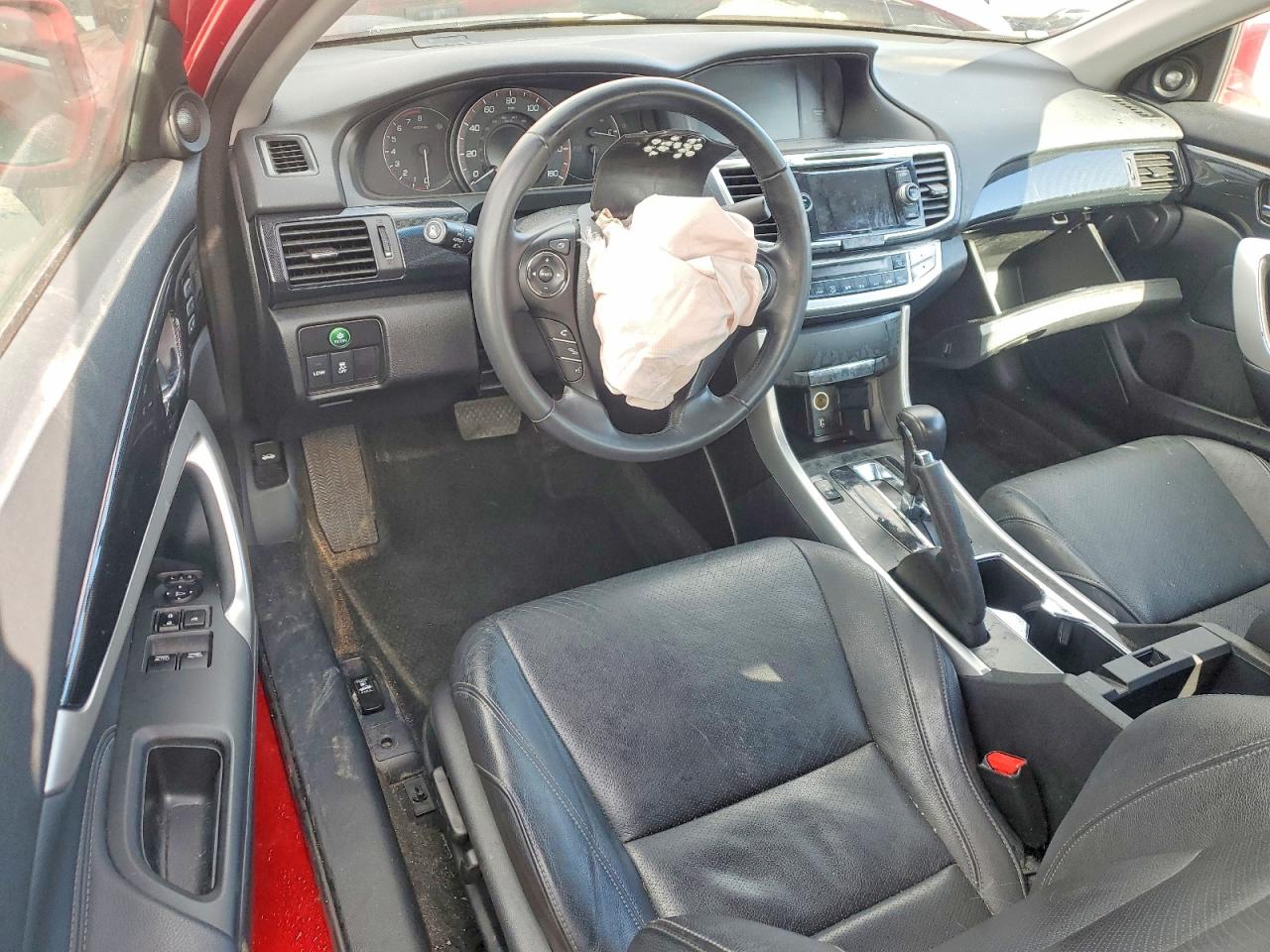 2013 Honda Accord Exl Red vin: 1HGCT2B87DA005460