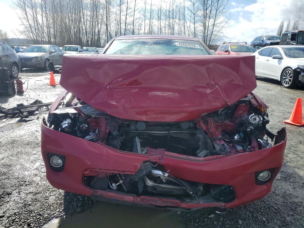 2013 Honda Accord Exl Red vin: 1HGCT2B87DA005460