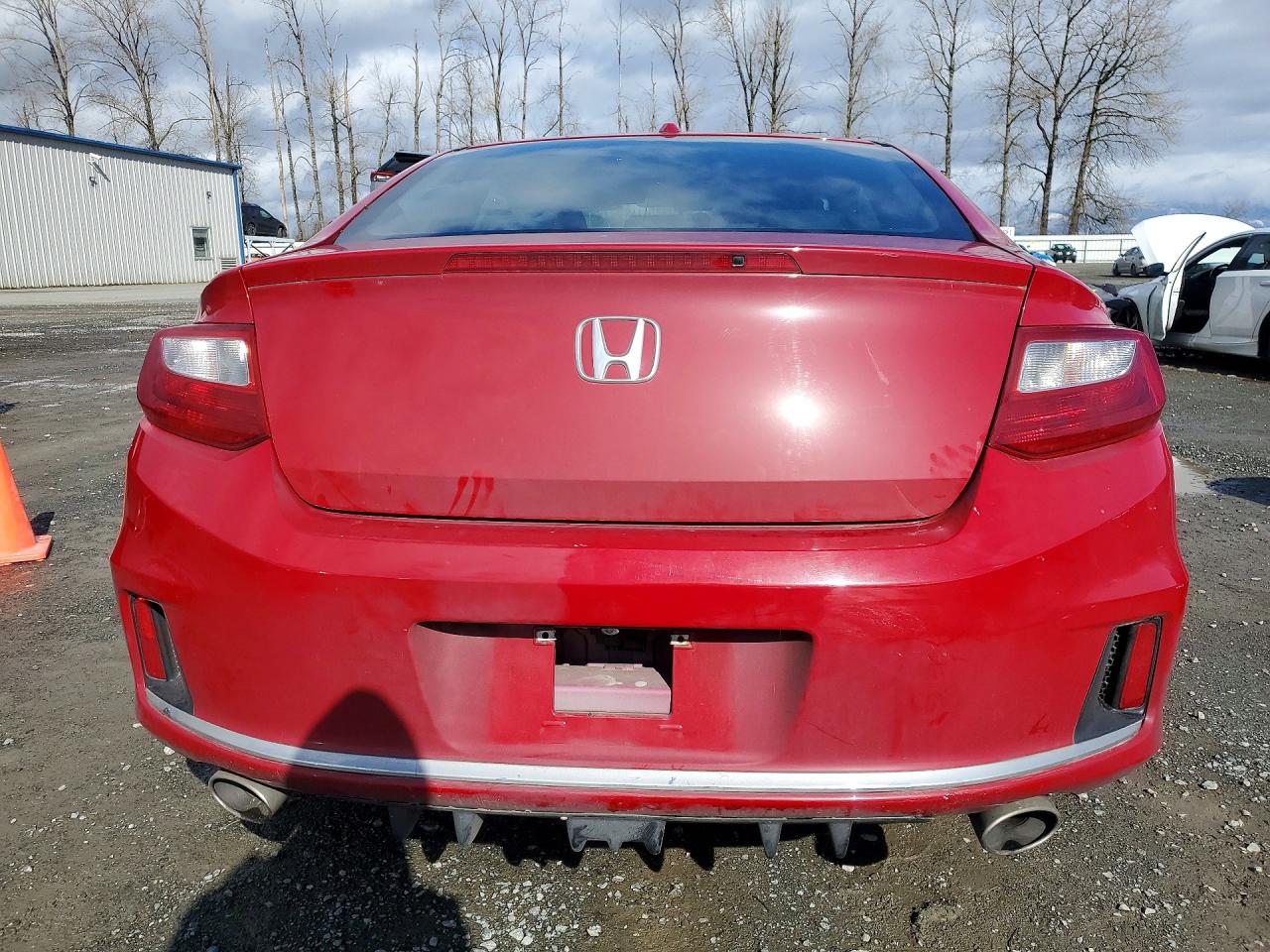 2013 Honda Accord Exl Red vin: 1HGCT2B87DA005460