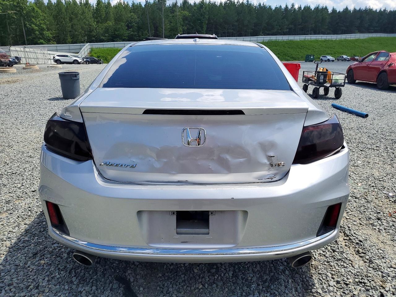 2013 Honda Accord Exl Silver vin: 1HGCT2B87DA007984