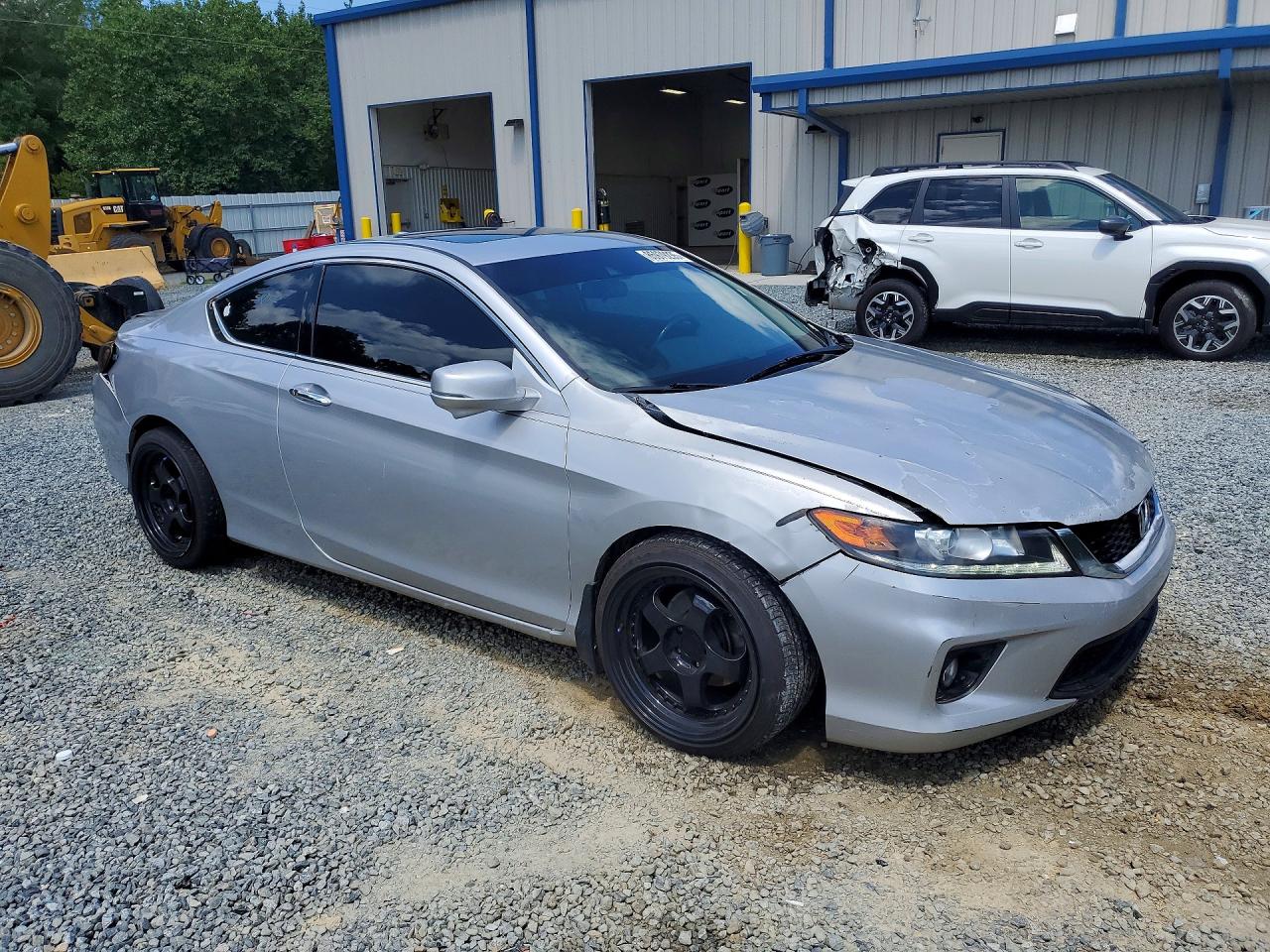 2013 Honda Accord Exl Silver vin: 1HGCT2B87DA007984