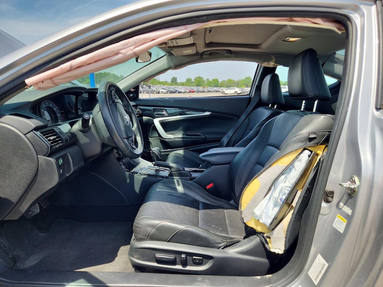 2014 Honda Accord Exl Silver vin: 1HGCT2B87EA003161